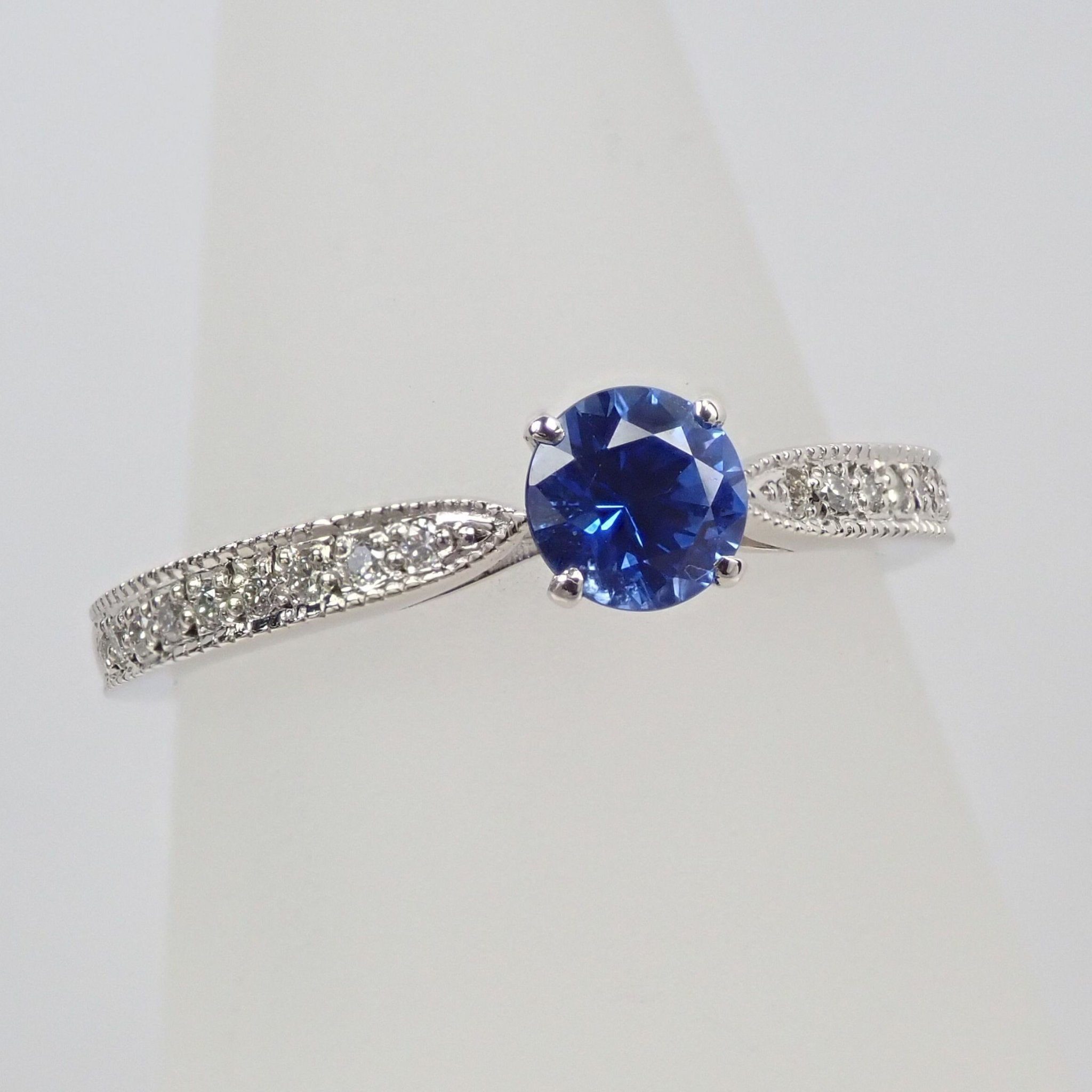 Pt950サファイア0.410ct リング - KARATZ STORE|カラッツSTORE