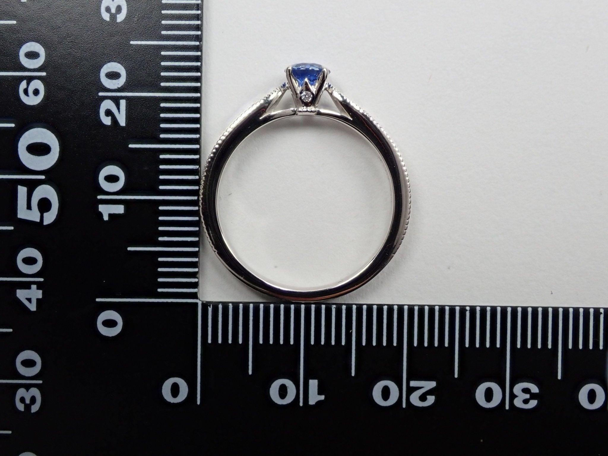 Pt950サファイア0.410ct リング - KARATZ STORE|カラッツSTORE