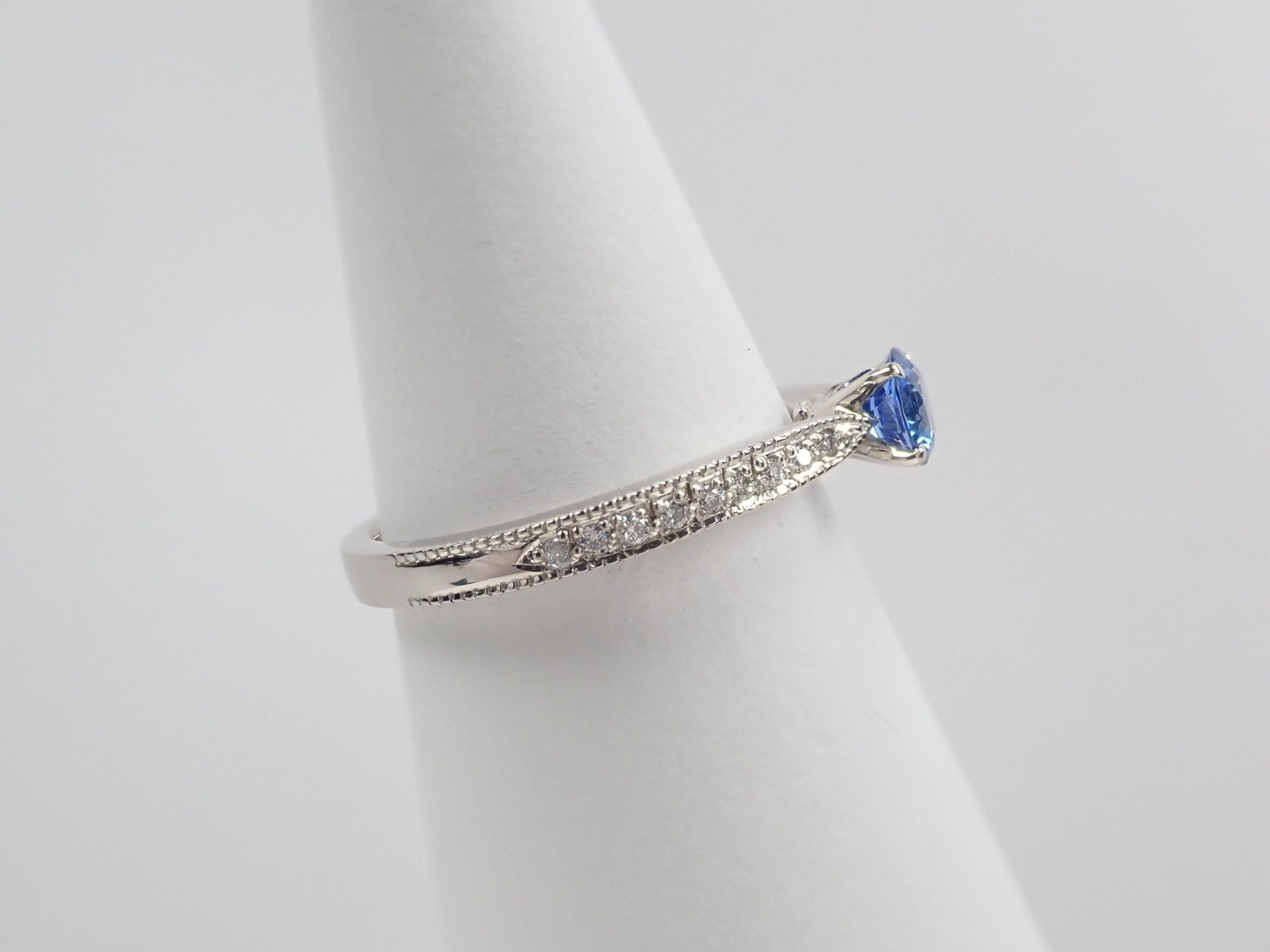 Pt950サファイア0.410ct リング - KARATZ STORE|カラッツSTORE