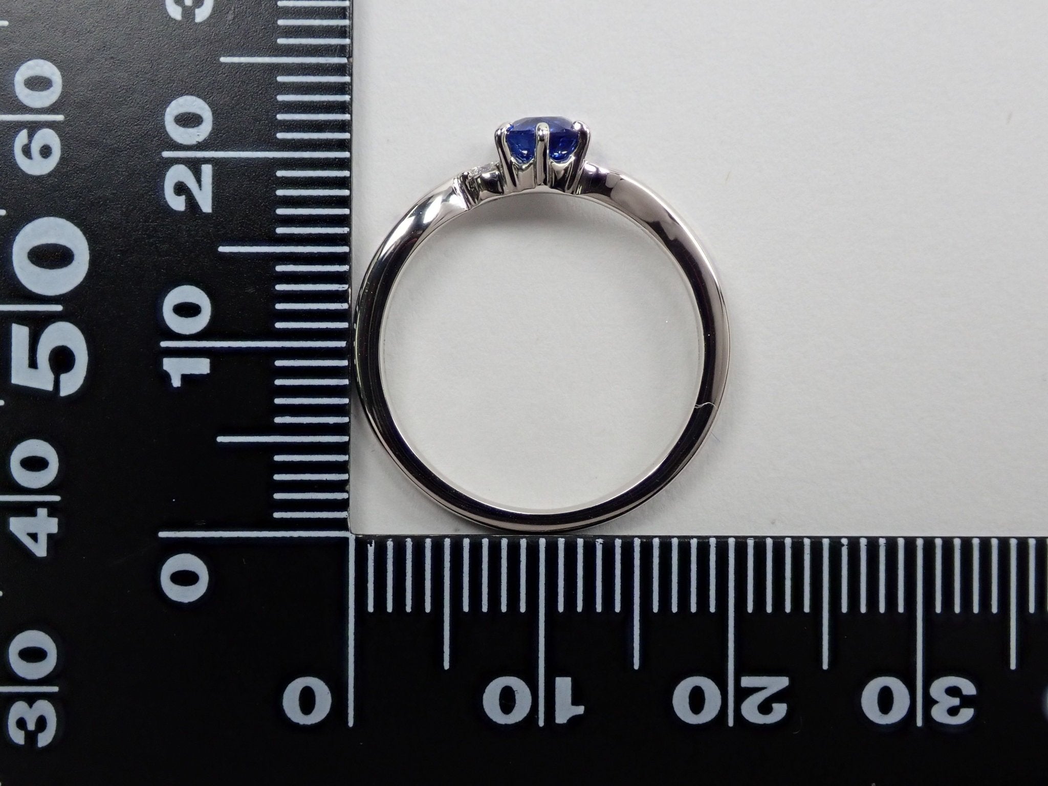 Pt950サファイア0.573ct リング - KARATZ STORE|カラッツSTORE