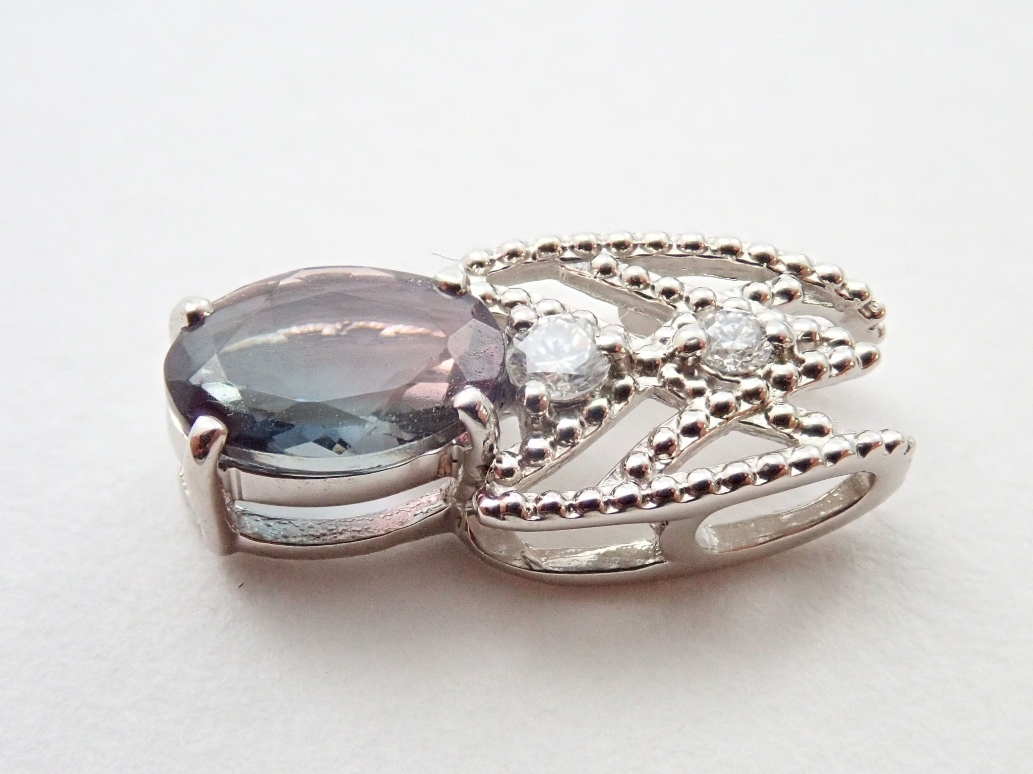 Pt950バイカラートルマリン0.638ct ペンダントトップ(ネックレストップ) - KARATZ STORE|カラッツSTORE