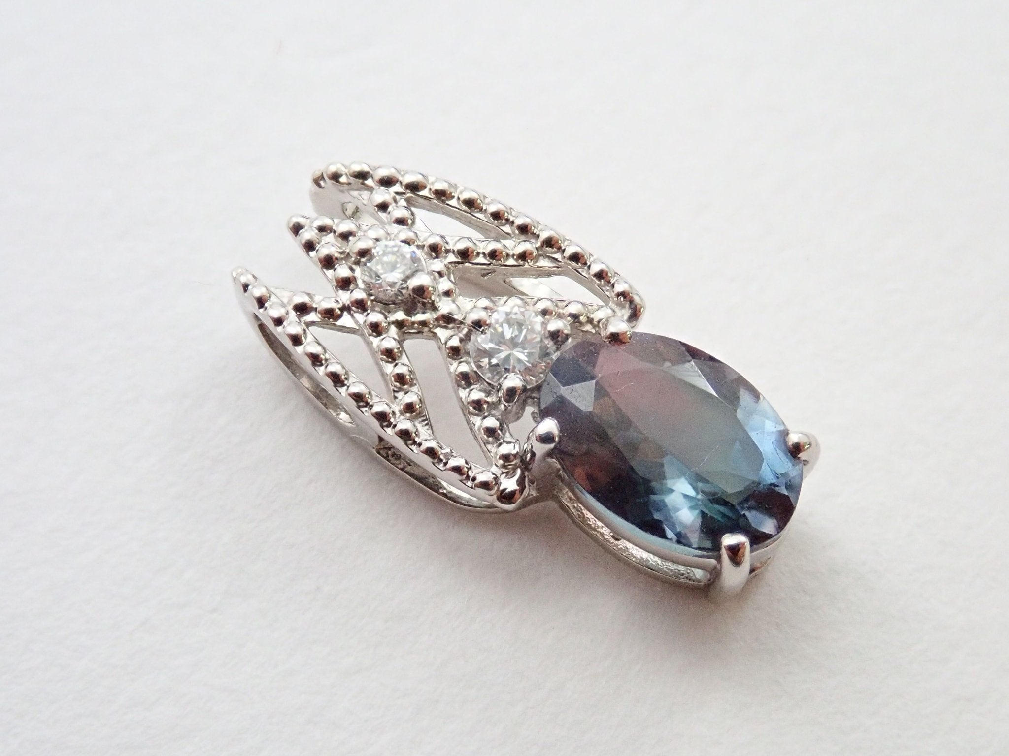 Pt950バイカラートルマリン0.638ct ペンダントトップ(ネックレストップ) - KARATZ STORE|カラッツSTORE