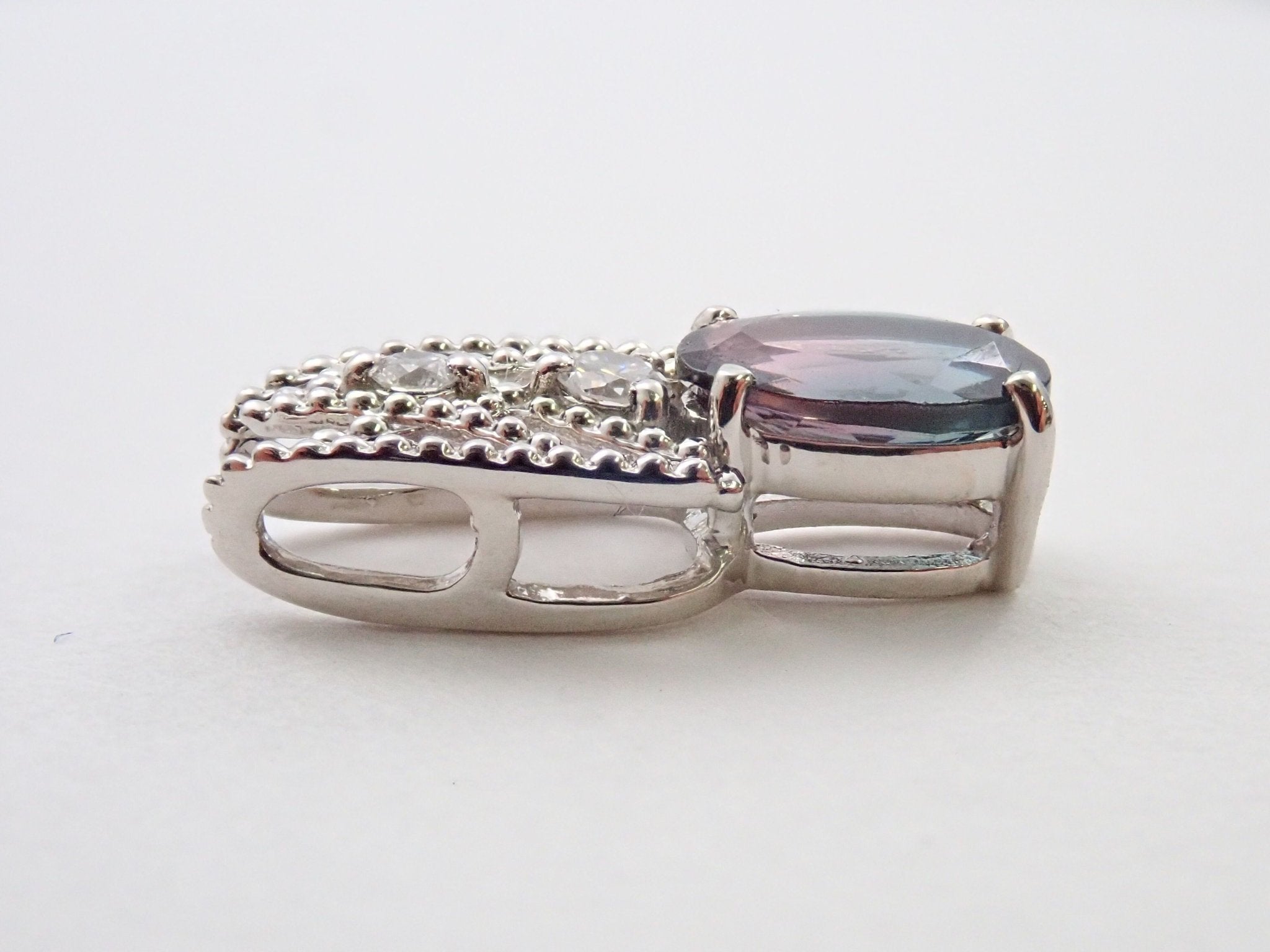 Pt950バイカラートルマリン0.638ct ペンダントトップ(ネックレストップ) - KARATZ STORE|カラッツSTORE