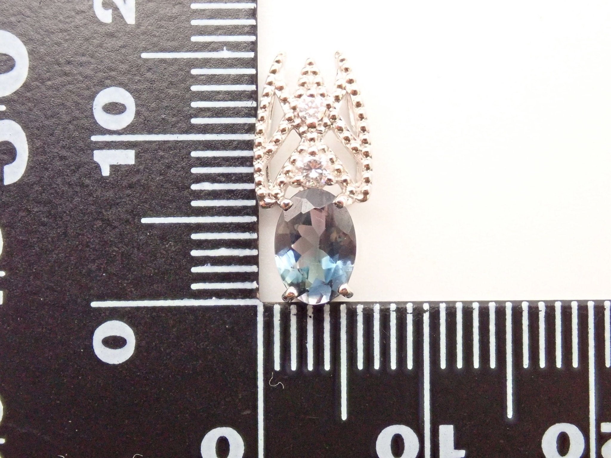 Pt950バイカラートルマリン0.638ct ペンダントトップ(ネックレストップ) - KARATZ STORE|カラッツSTORE