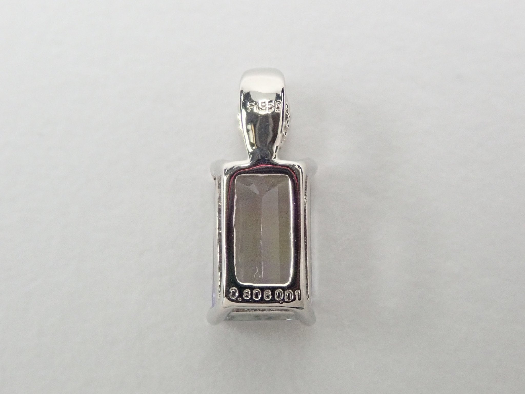 Pt950バイカラータンザナイト0.806ct ペンダントトップ(ネックレストップ) - KARATZ STORE|カラッツSTORE