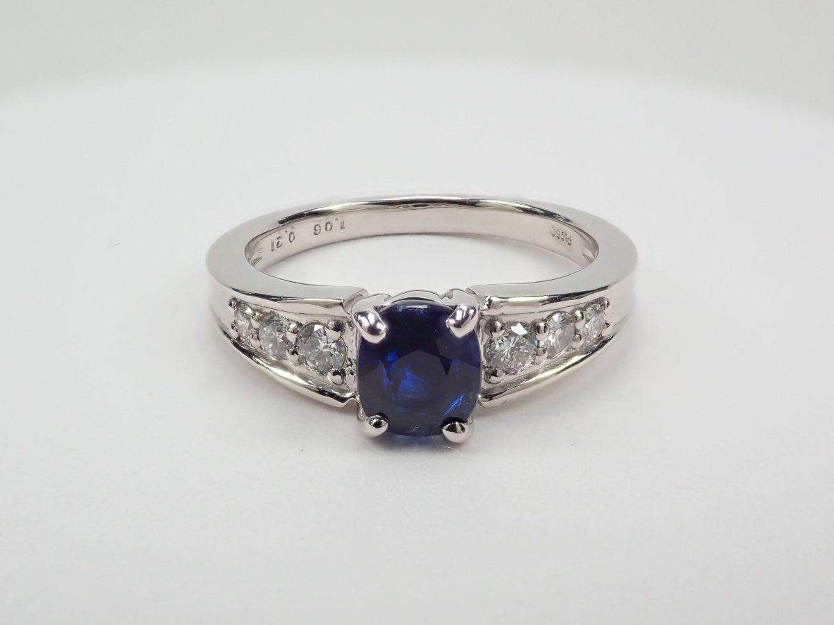 Pt950サファイア1.06ct リング - カラッツSTORE