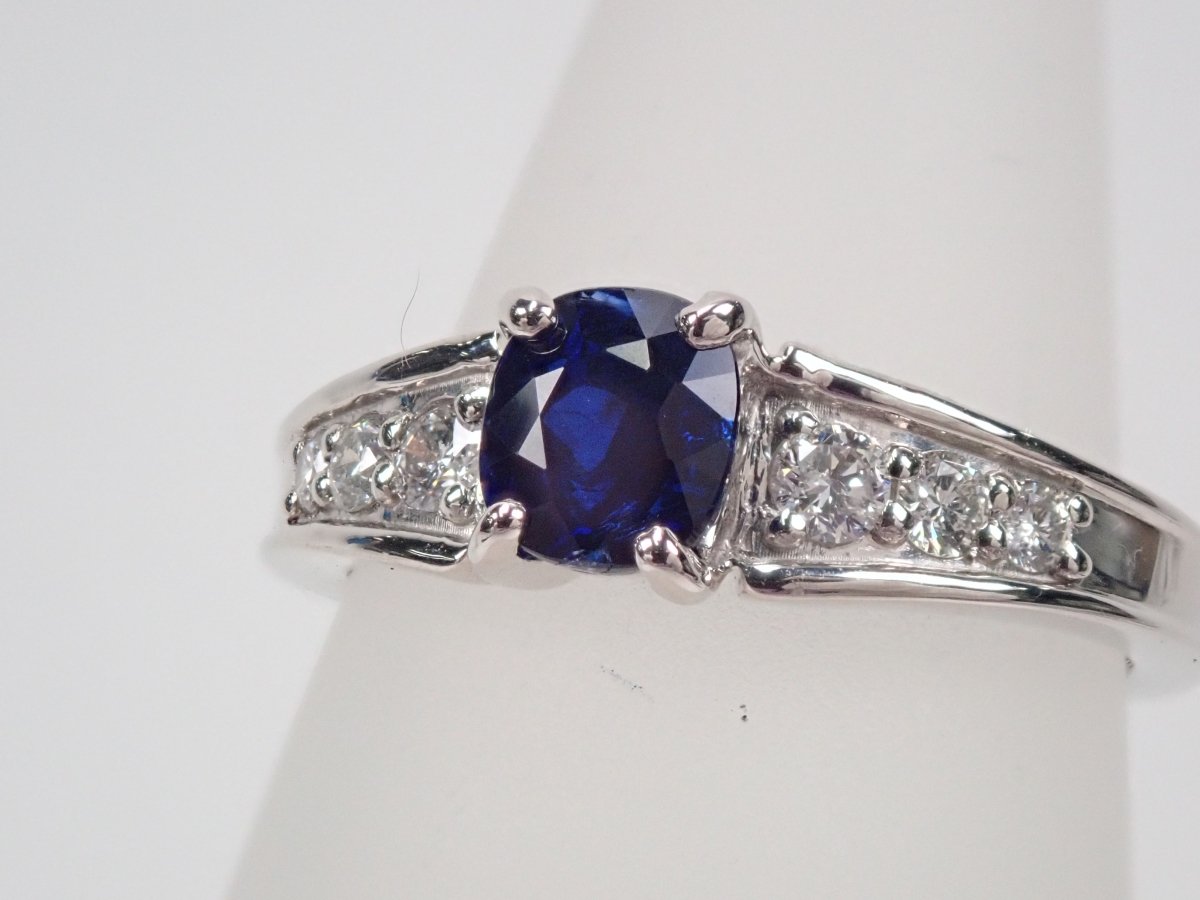 Pt950サファイア1.06ct リング - カラッツSTORE
