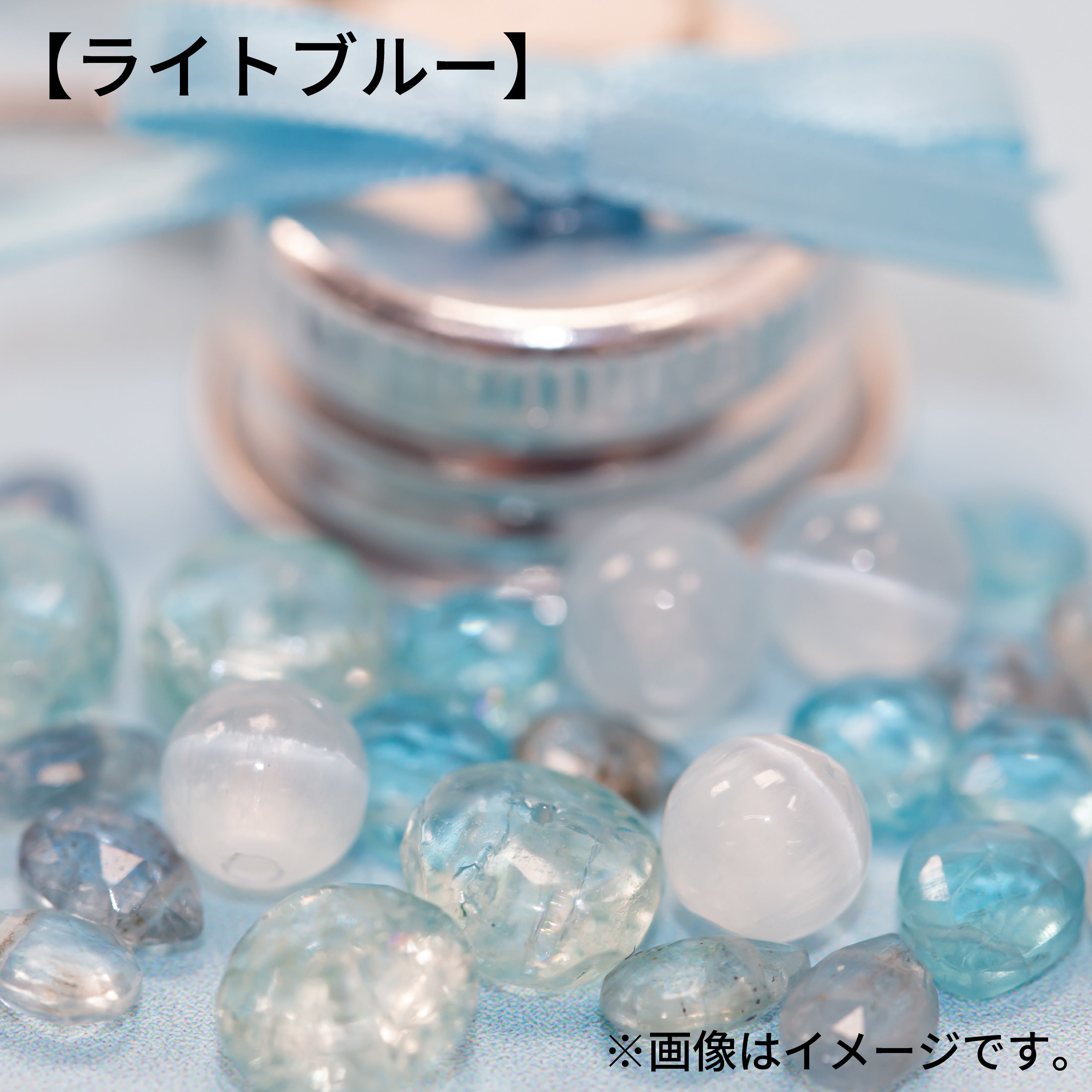 天然石を詰め込んだミニボトルキーホルダー《全11色から選択可》《複数購入割引有》　　