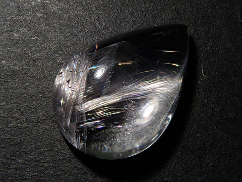 Platinum rutilated quartz (brookite in quartz) 4.670ct loose