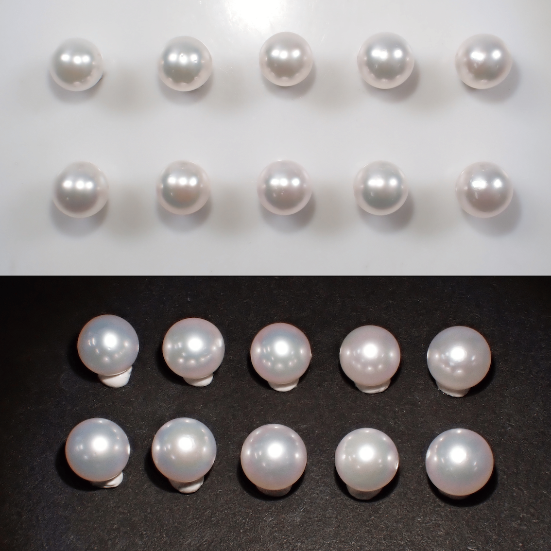 【/ 22時販売】《限定47個》花珠真珠　約6.4～6.8ｍｍ《複数購入割引有》
