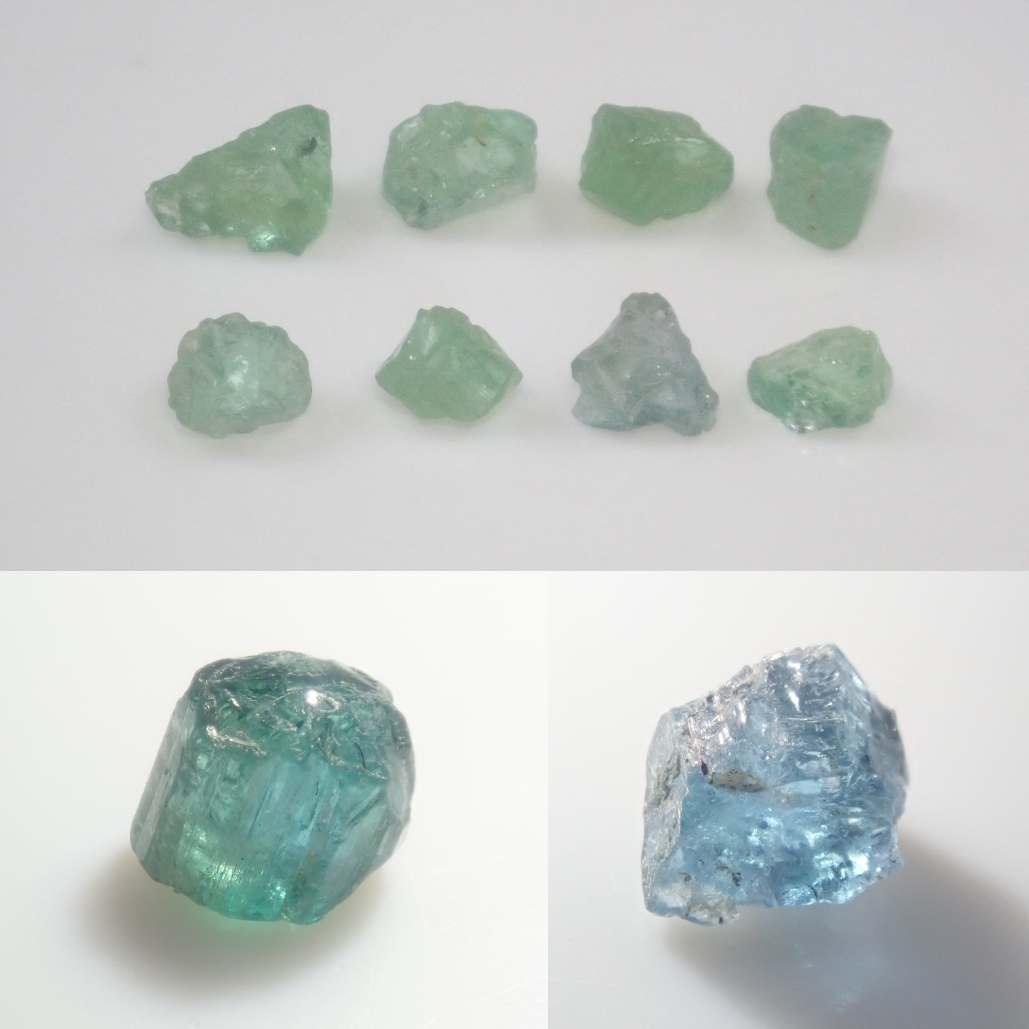 【2/7  22時販売】《限定10石》ブラジル産パライバトルマリン（CuO:2.3%やCuO:1.4%）・コーネルピン原石ガチャ《複数購入割引有》