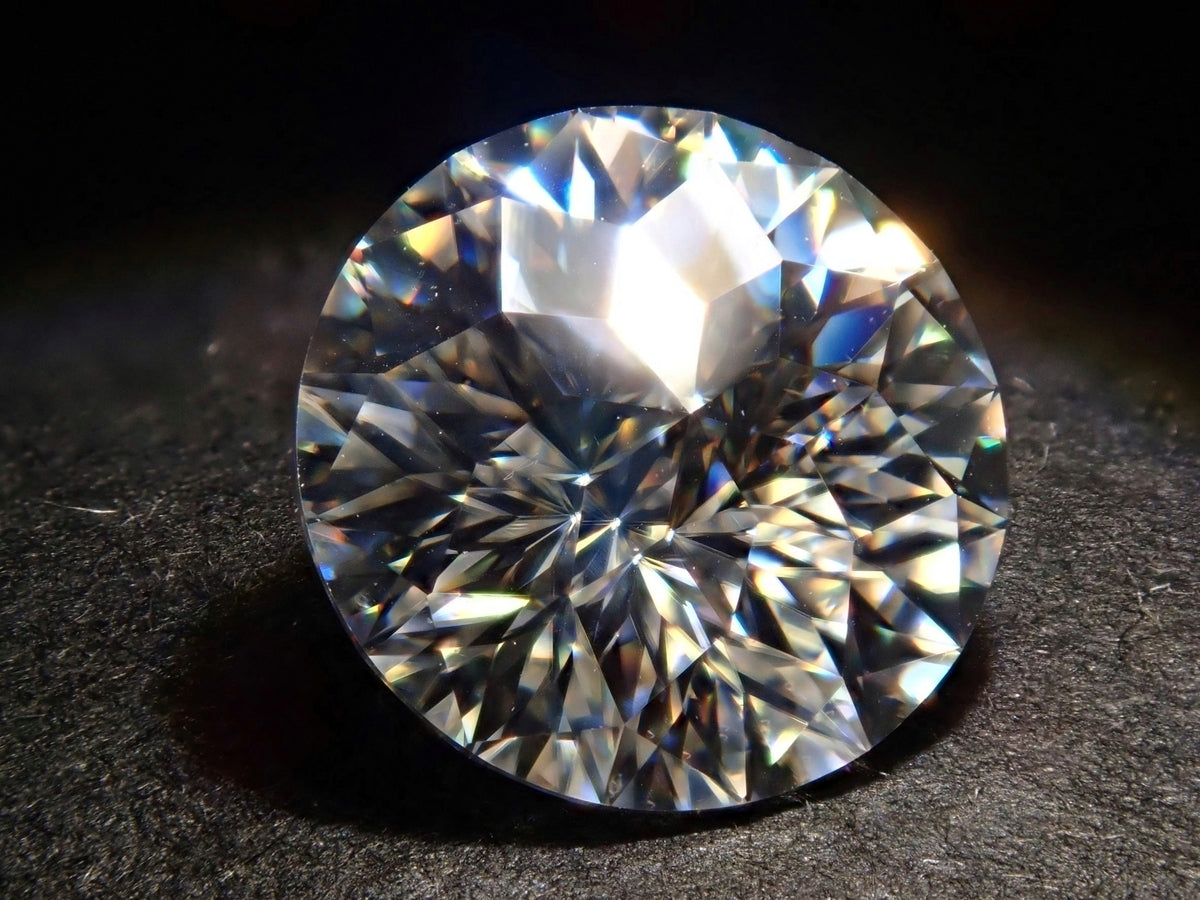 《Limited to 2 stones》Synthetic moissanite 1 stone loose (Empire cut, 8mm)《Multiple purchase discount available》