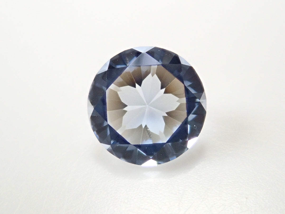 抽選販売112901_【さくらインカット】シベリアンブルークォーツ（合成クォーツ） 1.067ctルース