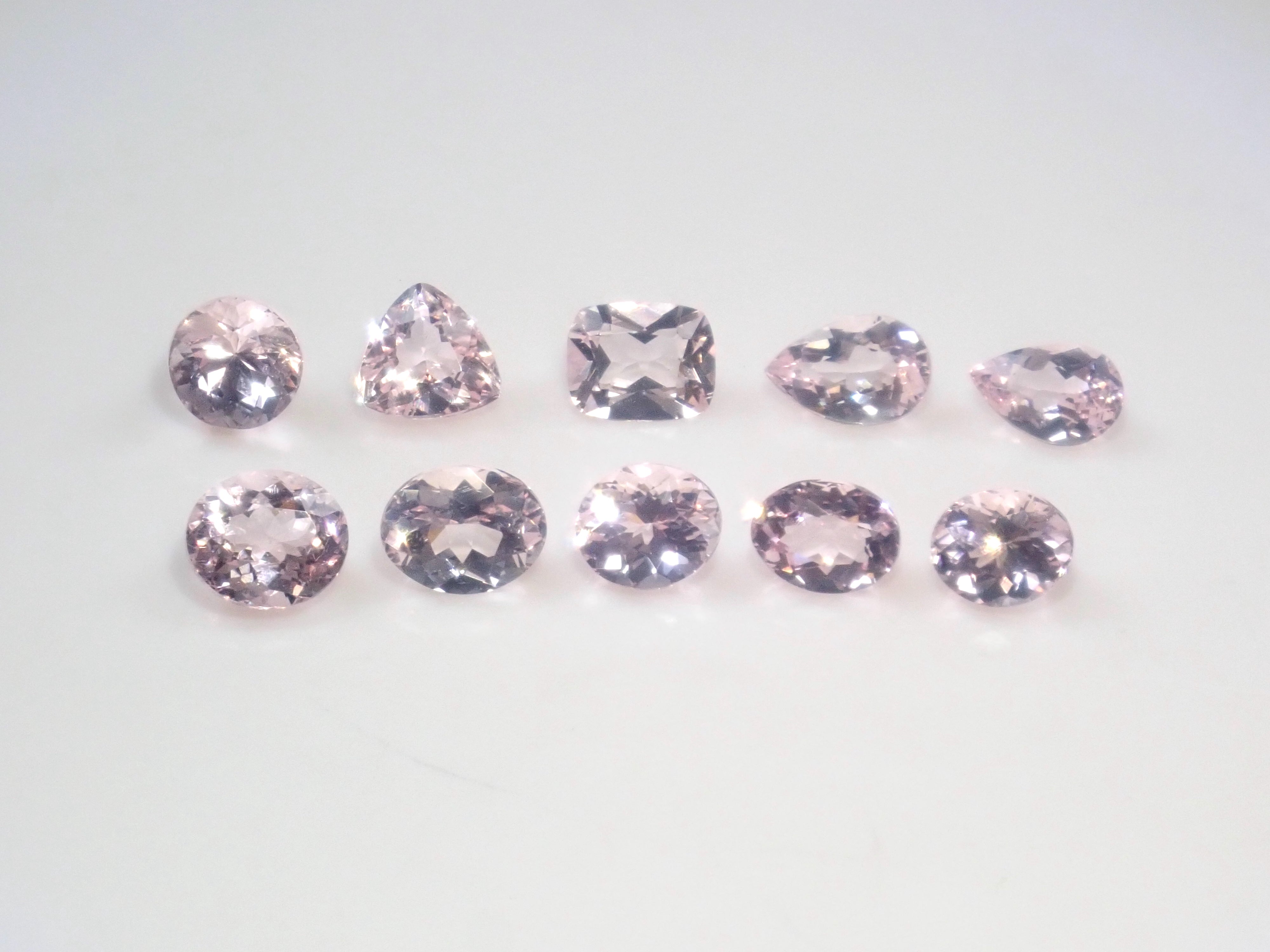 【2/14 22時販売】《限定10石》綺麗なピンク色のブラジル産モルガナイト1石ルース《複数購入割引有》