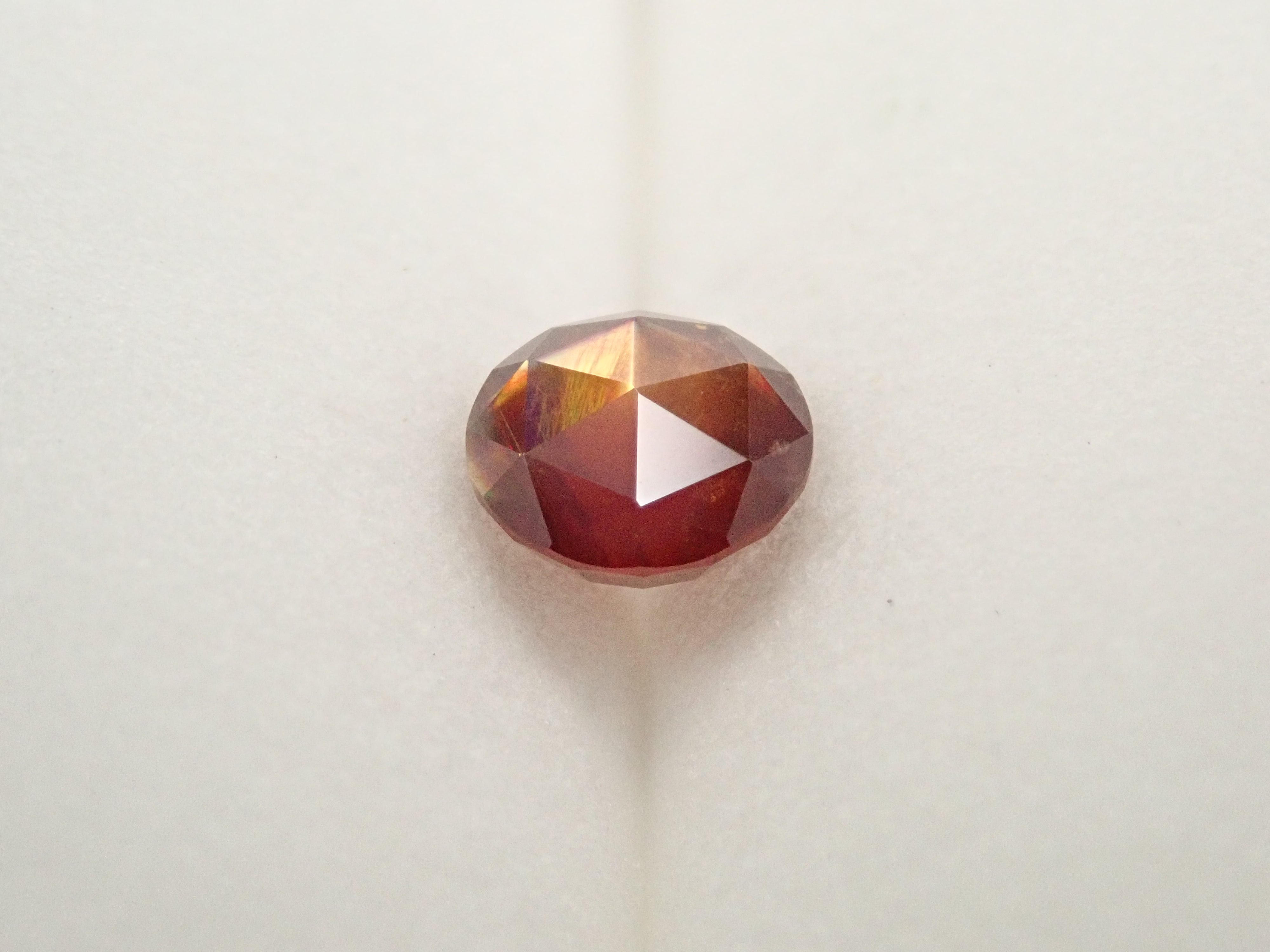 【2/13 22時販売】奈良県天川村産レインボーガーネット（アンドラダイトガーネット） 4.8mm/0.612ctルース