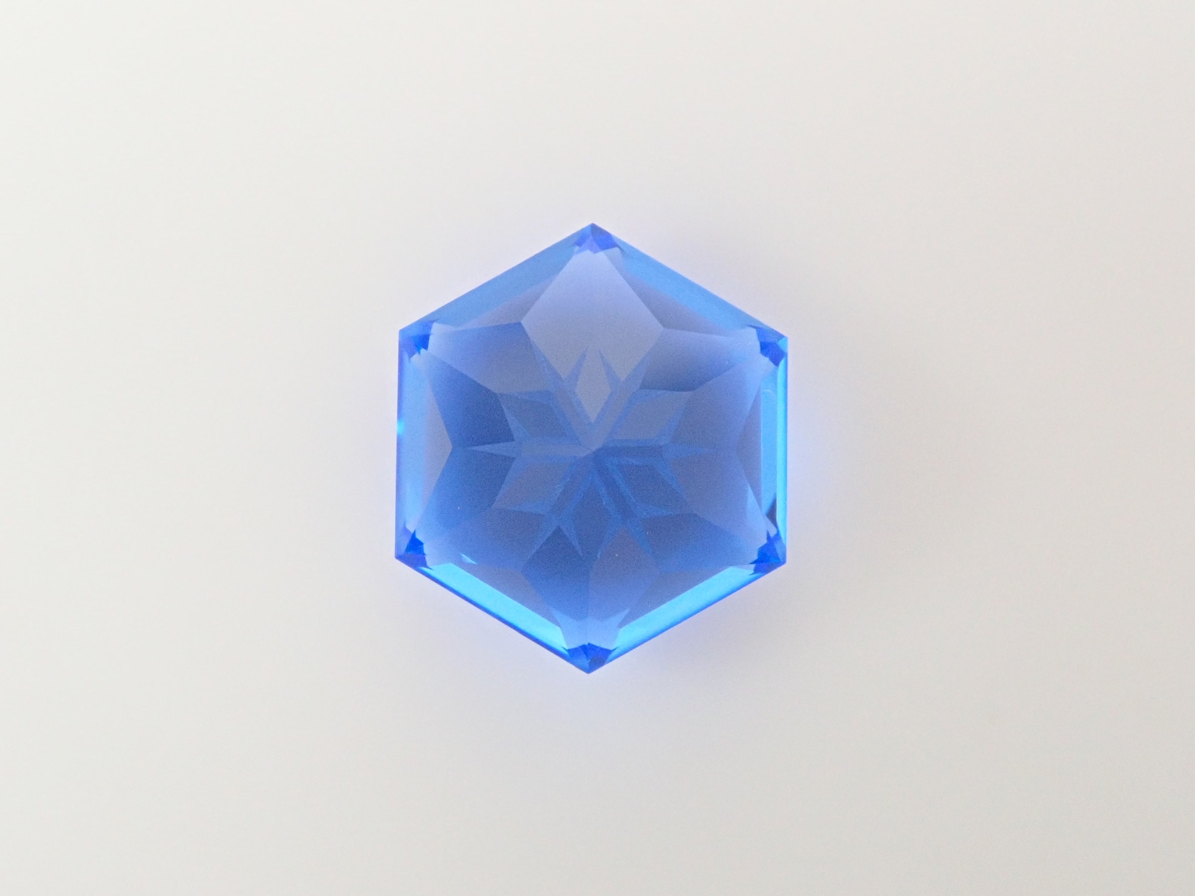 [Yukinko Cut] Siberian Blue Quartz (Synthetic Quartz) 2.420ct Loose Stone
