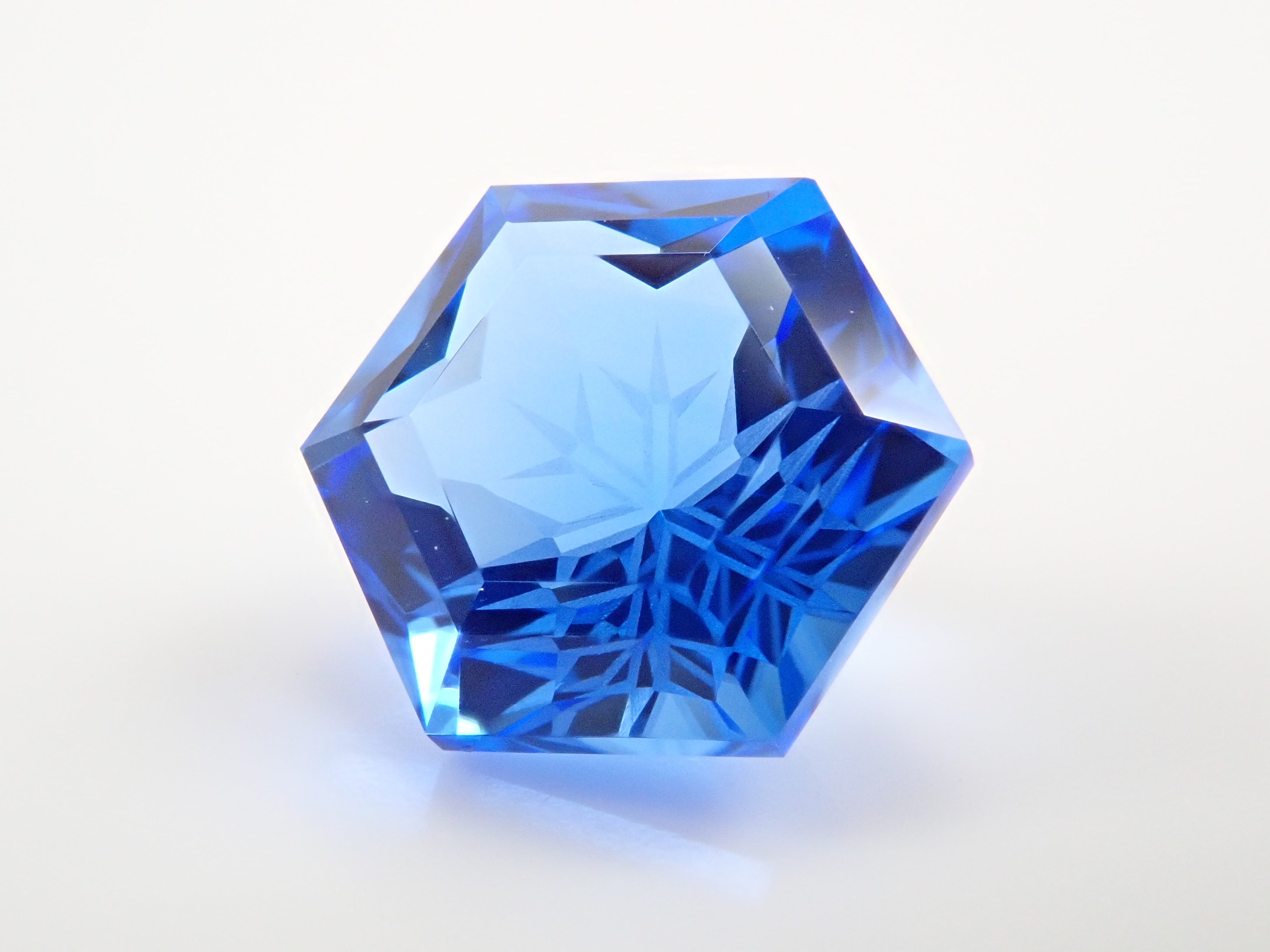 [Yukinko Cut] Siberian Blue Quartz (Synthetic Quartz) 2.420ct Loose Stone