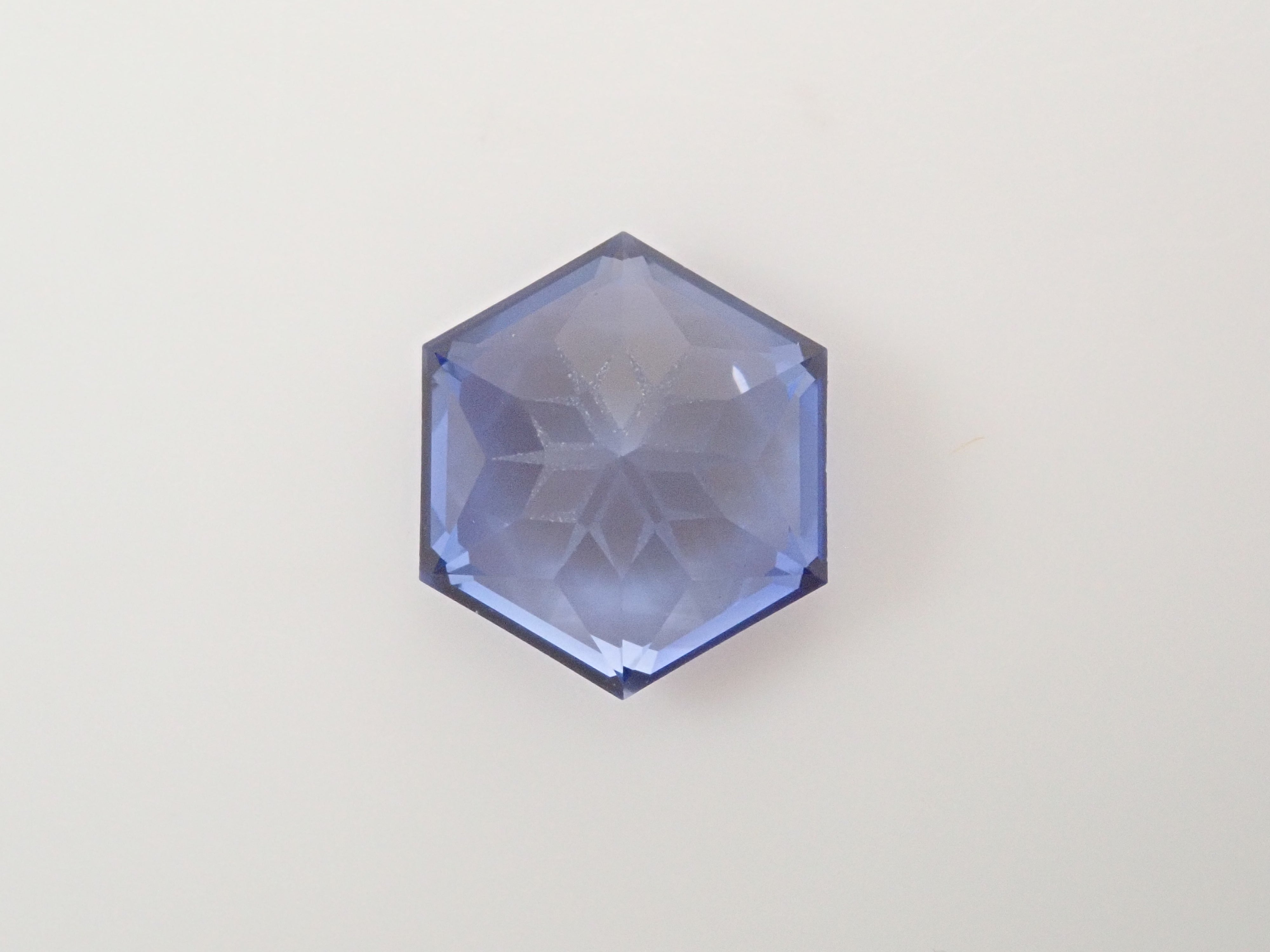[Yukinko Cut] Synthetic Sapphire 2.102ct Loose Stone