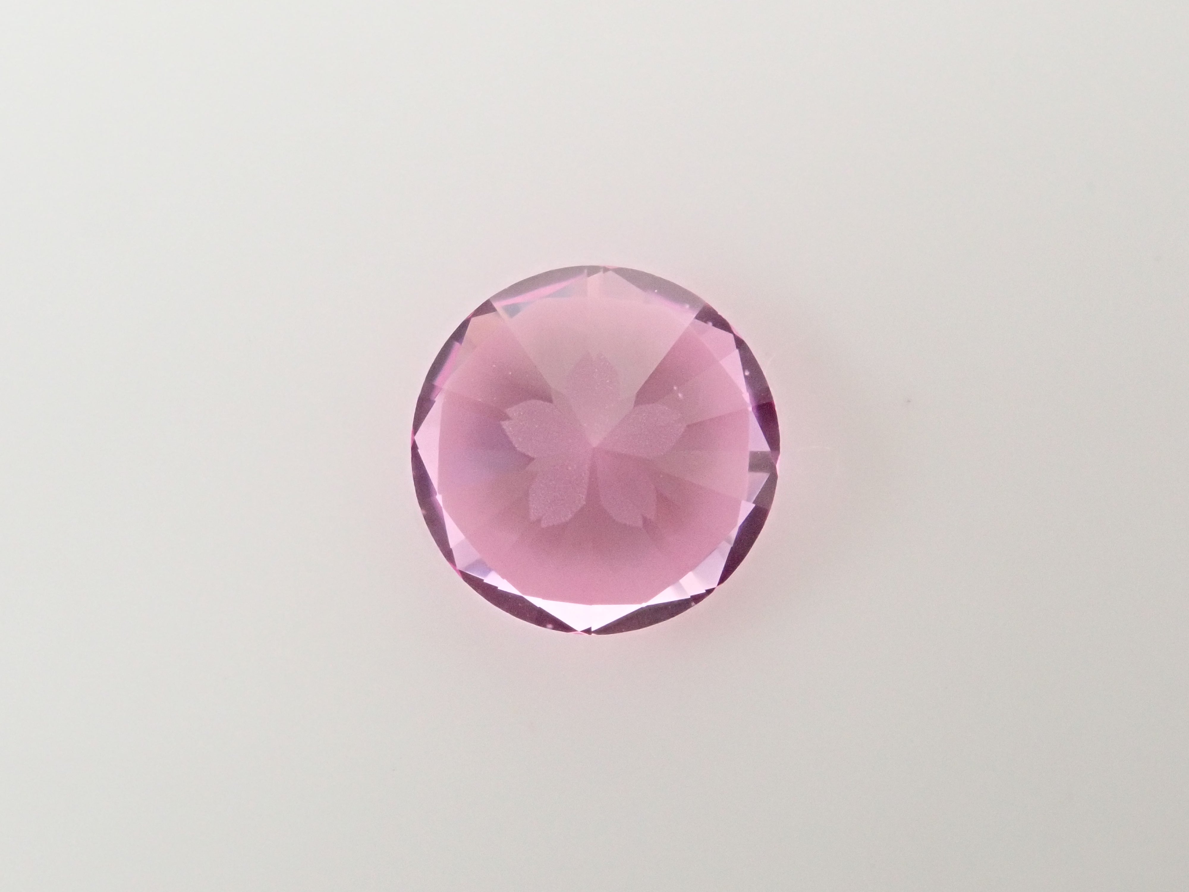 [Sakura InCut] Synthetic Sapphire 2.610ct Loose Stone (Synthetic Pink Sapphire)