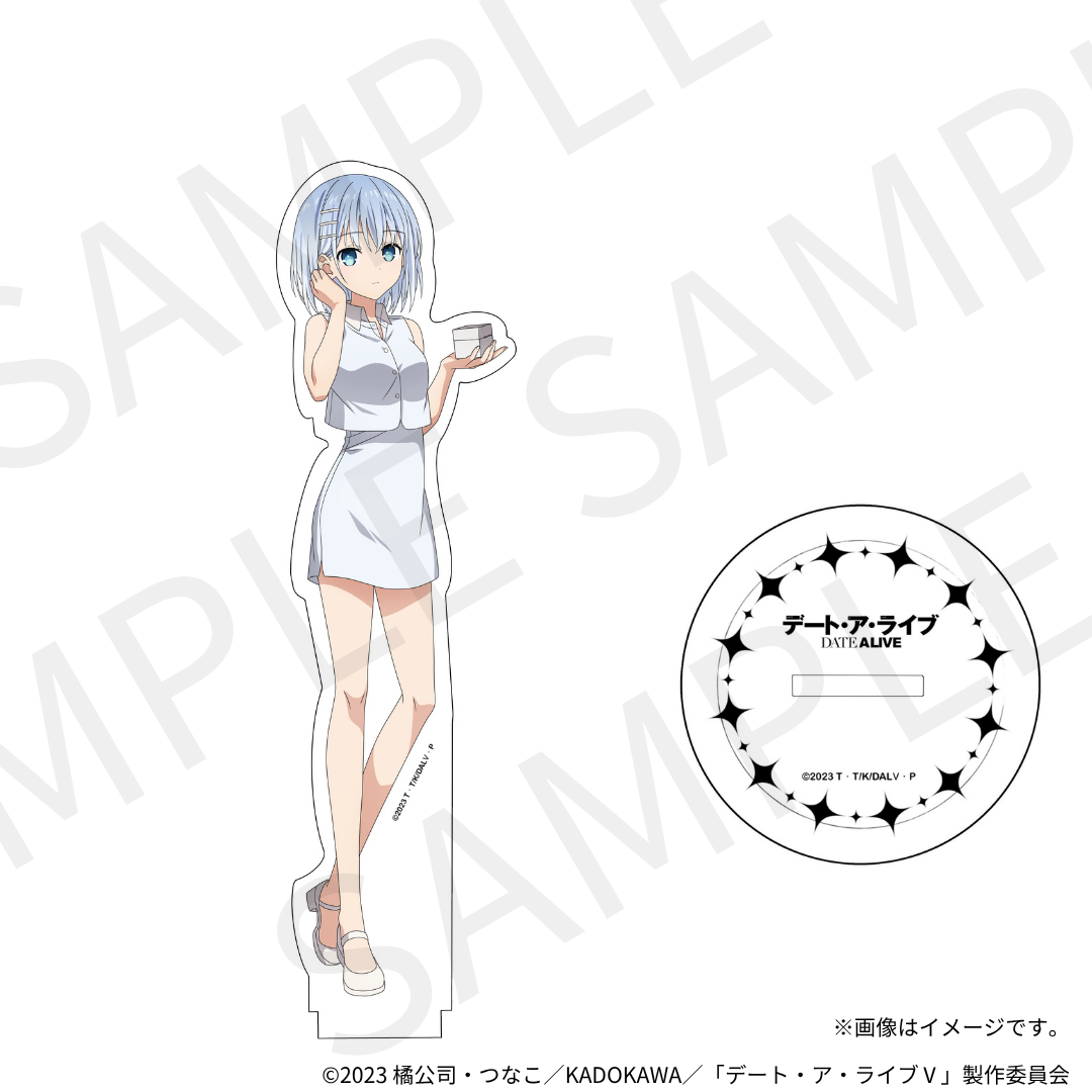 [Sales start on Friday, August 8th at 22:00] TV anime "Date A Live V" x KARATZ collaboration foil-stamped glitter can badges