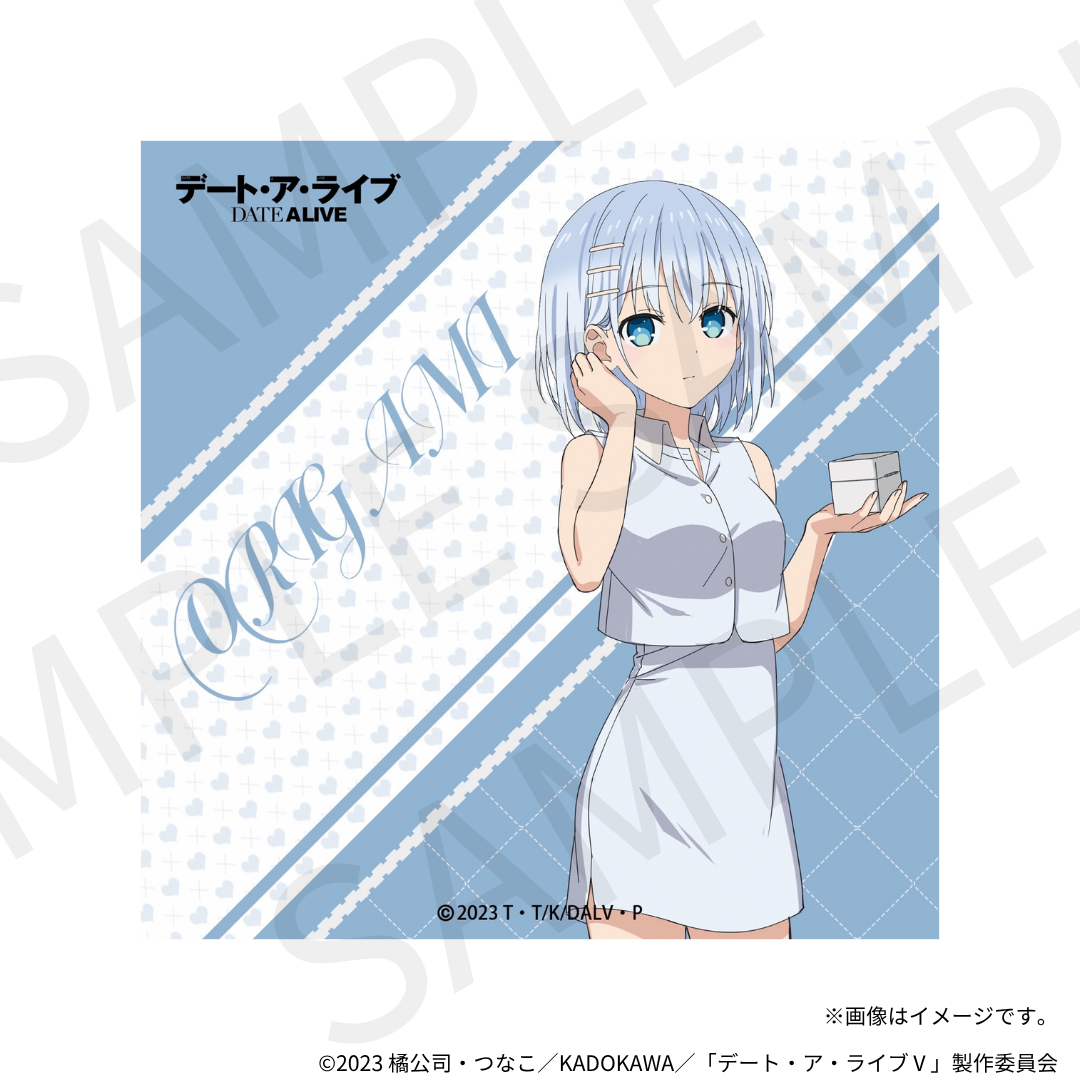 [Sales start on Friday, August 8th at 22:00] TV anime "Date A Live V" x KARATZ collaboration foil-stamped glitter can badges