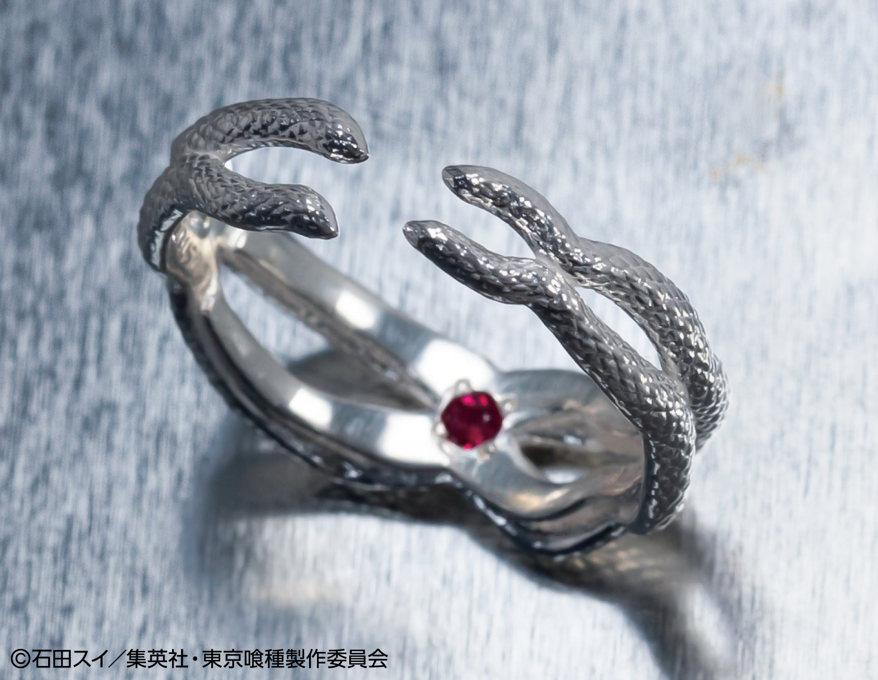 [On sale from 10pm on Tuesday, June 24th] TV anime "Tokyo Ghoul" x KARATZ collaboration Kaneki - Rinkaku image ring &amp; pendant top