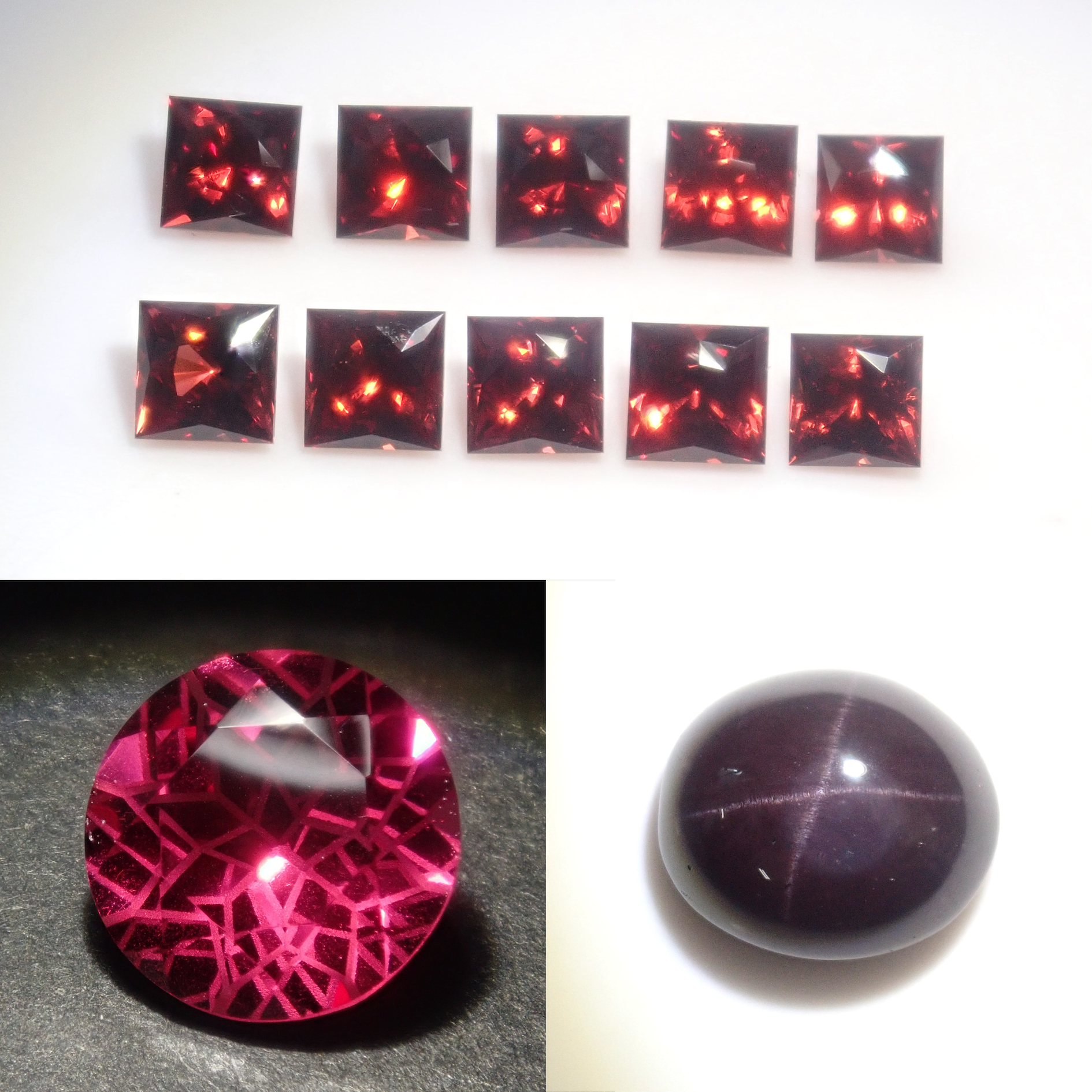 【6/8 22時販売】《限定12石》通常39,800円のロードライトガーネットの8mmダンデライオンカットを含むガーネットガチャ《複数購入割引有》