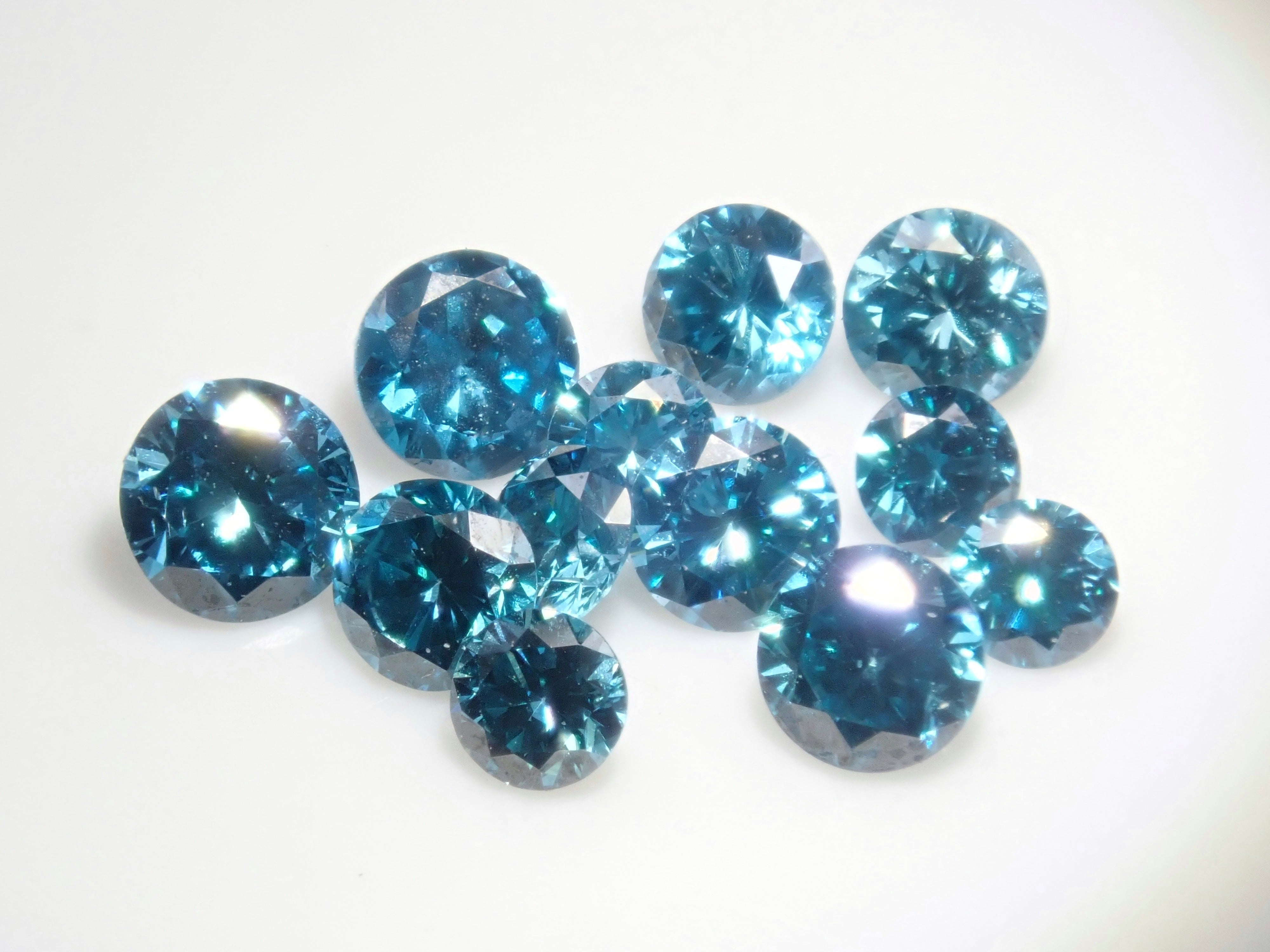 [On sale at 10pm on 2/22] {Limited to 12 pieces} Diamond Gacha💎1 London Blue Diamond Loose (VS class equivalent, 2.0~3.2mm) {Multiple purchase discounts available}