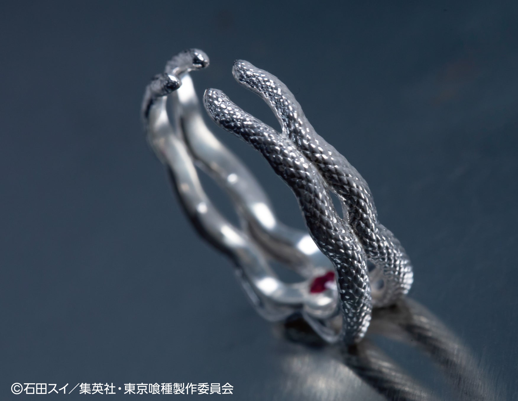 [On sale from 10pm on Tuesday, June 24th] TV anime "Tokyo Ghoul" x KARATZ collaboration Kaneki - Rinkaku image ring &amp; pendant top