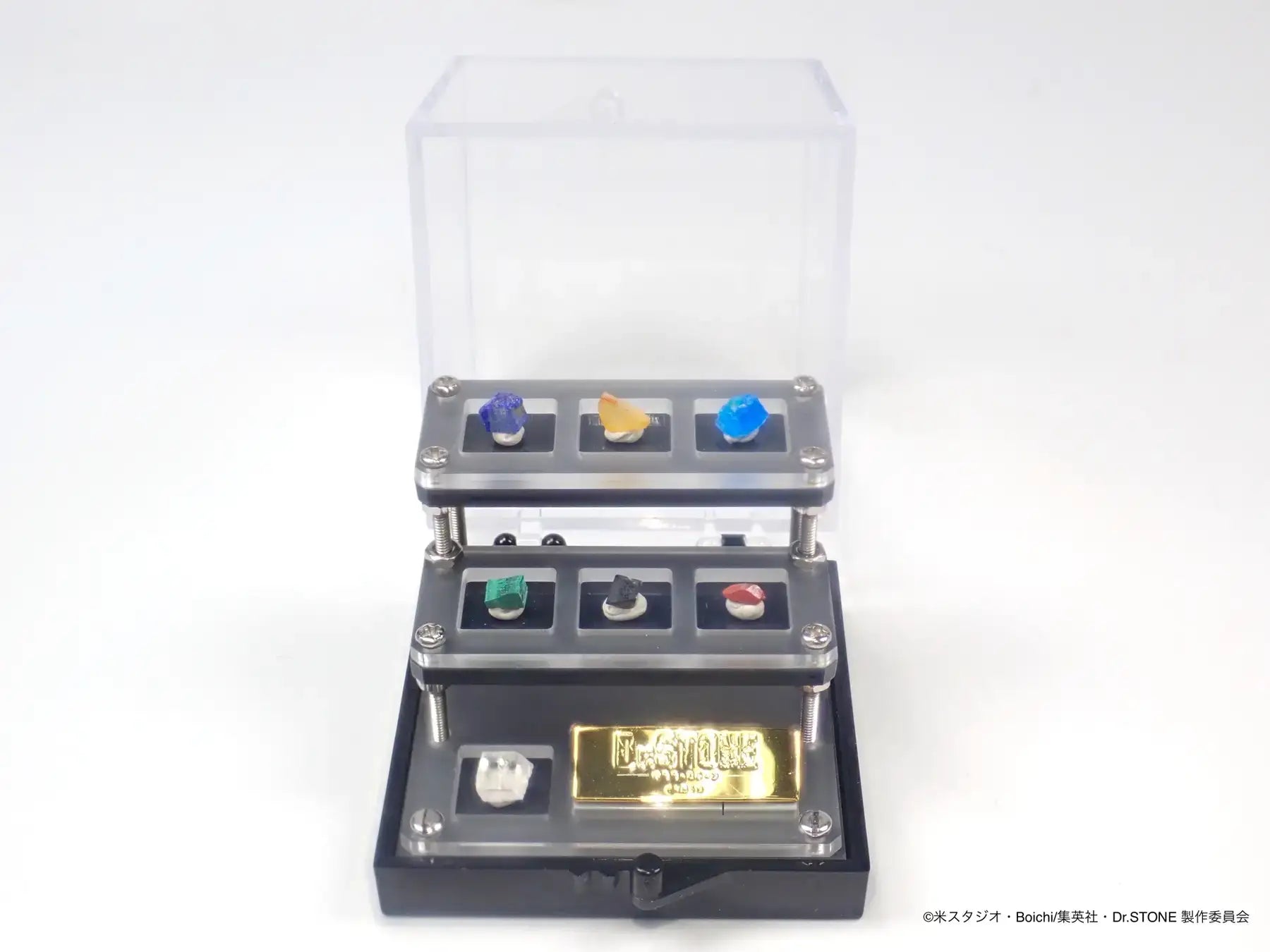 【4/29(水) 22時販売開始】TVアニメ『Dr.STONE』×宝石専門店KARATZコラボ　鉱物コレクションセット（10種セット／解説カード5枚セット付き）　　