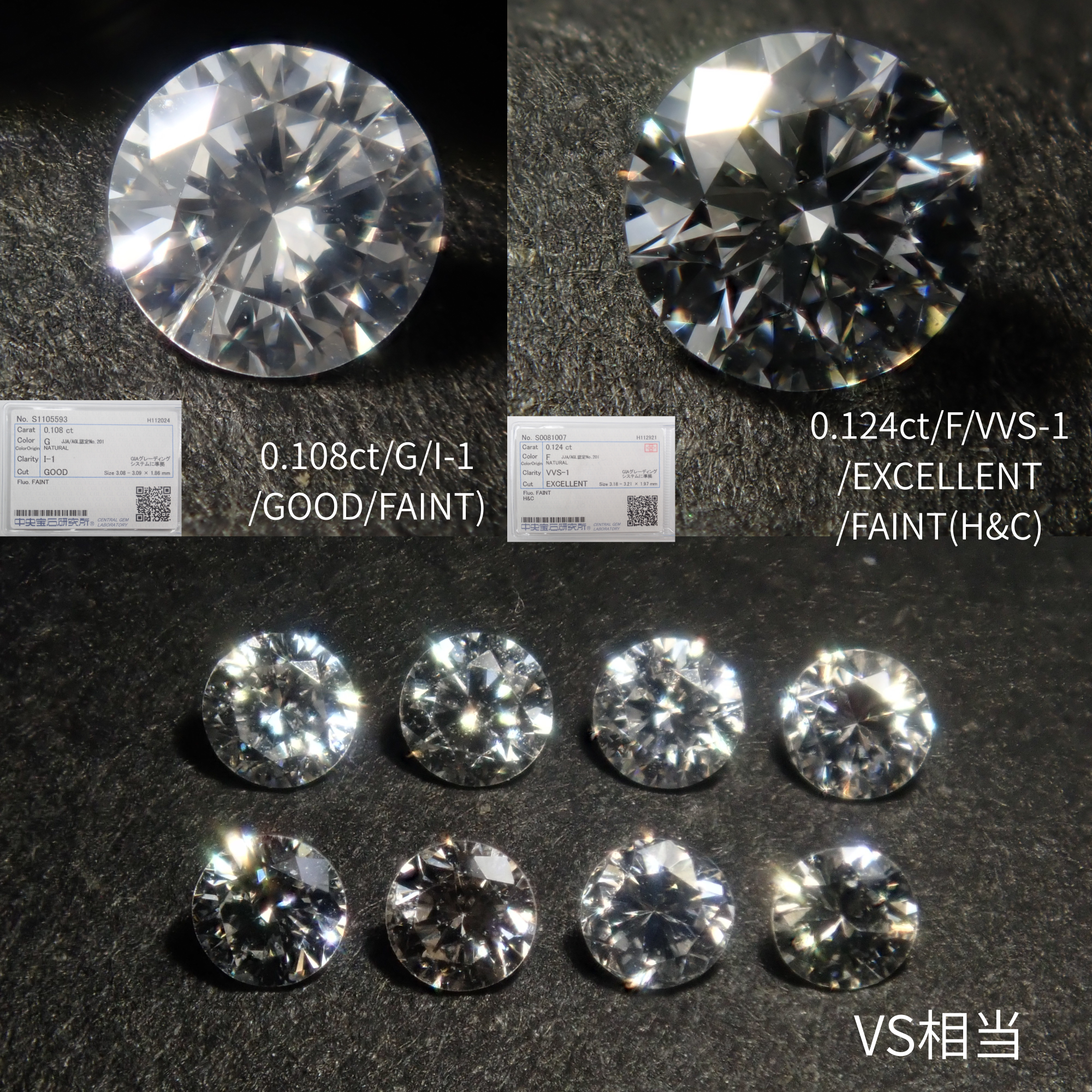 【11/29 22時販売】《限定10石》3.2mm/F/VVS-1/EXCELLENT(H&C)含むダイヤモンドガチャ《複数購入割引有》