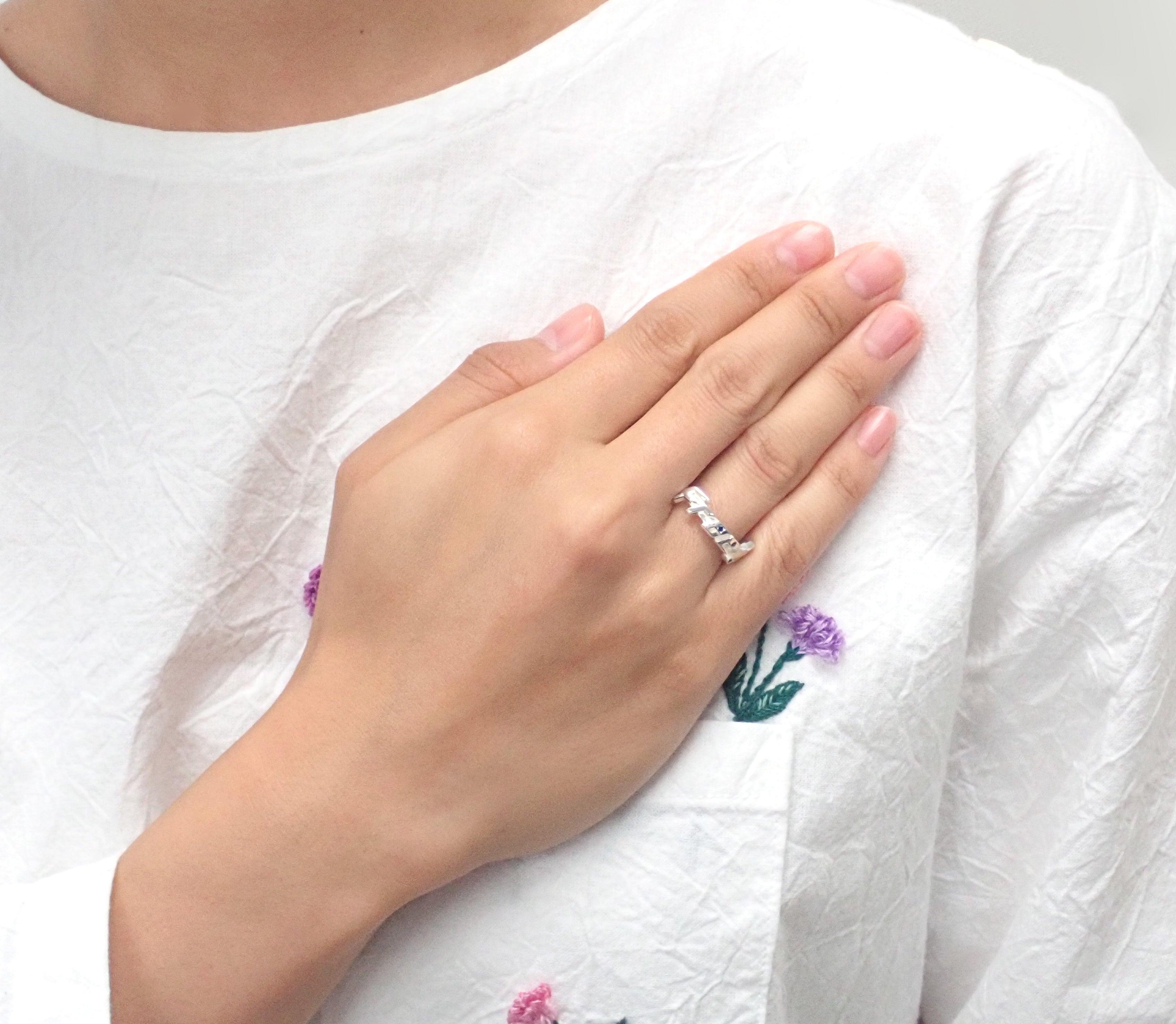 [Sales end on Thursday, July 4th] "Free!-the Final Stroke-" x KARATZ collaboration Free!-the Final Stroke- logo ring (silver material)