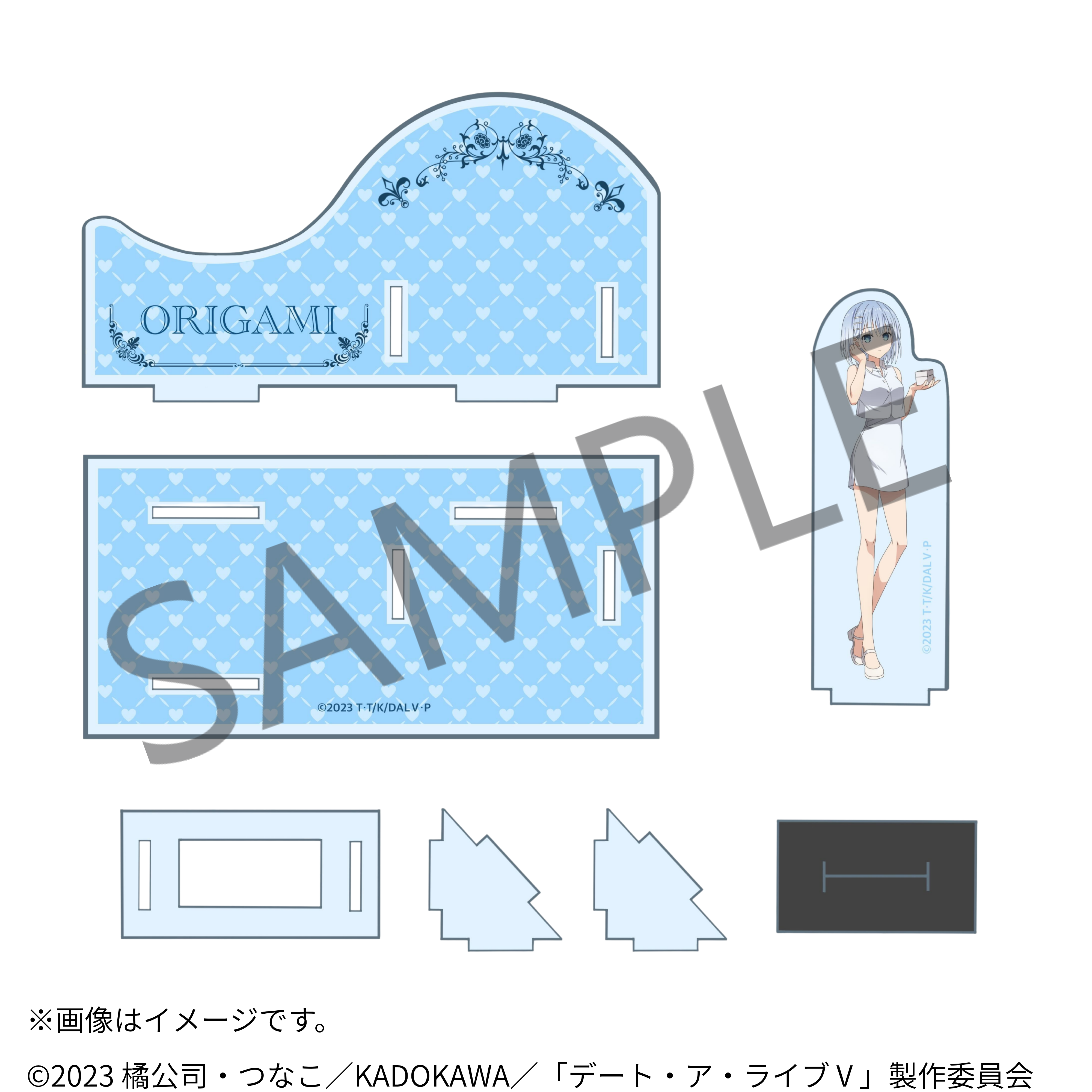 [Sales start at 10 PM on Friday, December 12th] TV anime "Date A Live V" x KARATZ collaboration jewelry acrylic stand (4 types)