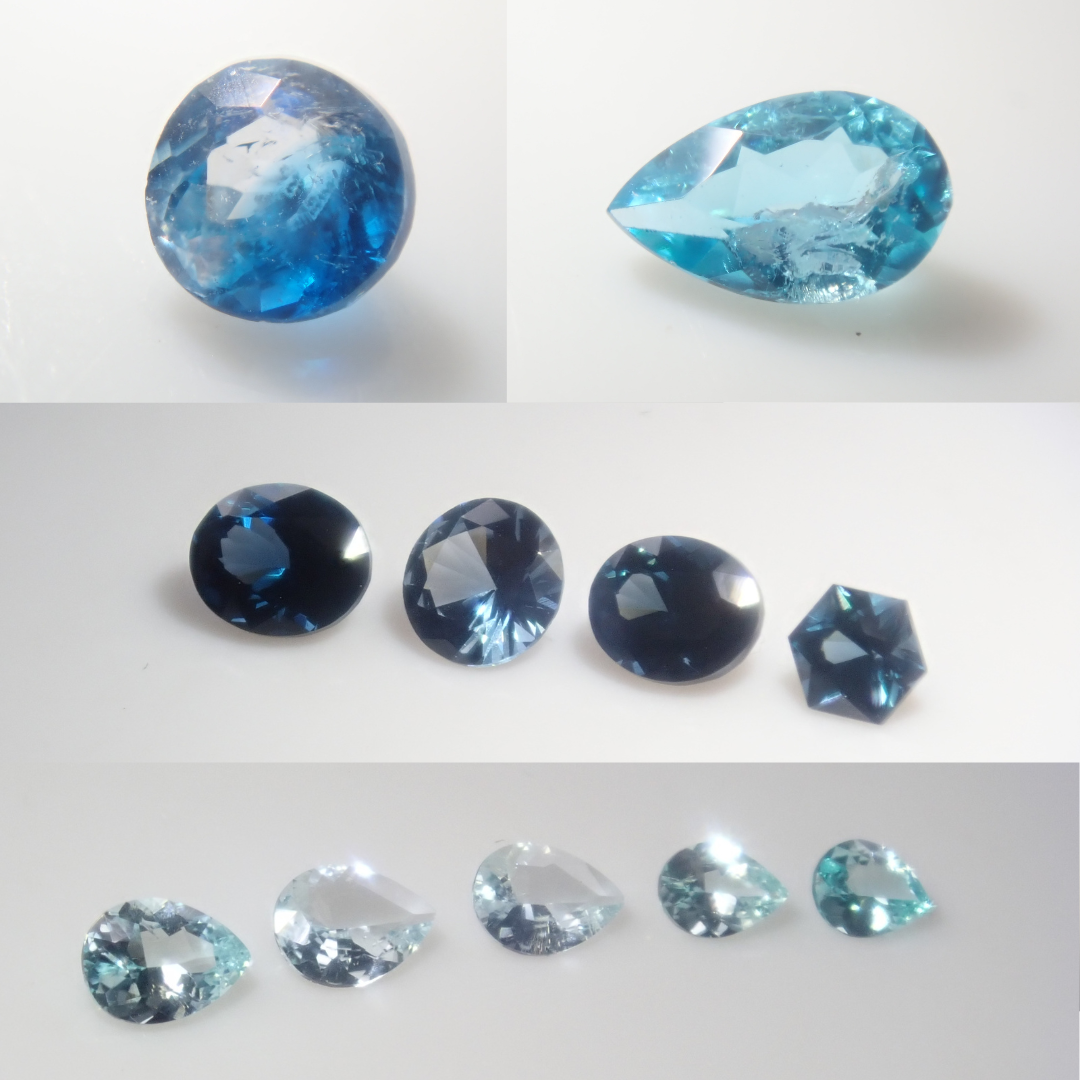 【2/21 22時販売】《限定11石》ブルー石ガチャ（通常22,800円のブラジル産パライバトルマリン（CuO:1.7%,MnO:2.1%）・モザンビーク産パライバトルマリン・ジンバブエ産ユークレースなど）《複数購入割引有》