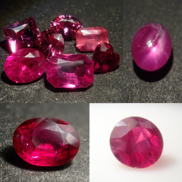 限定10石》通常39,800円のピジョンブラッドルビーAIGS鑑別書含む赤色