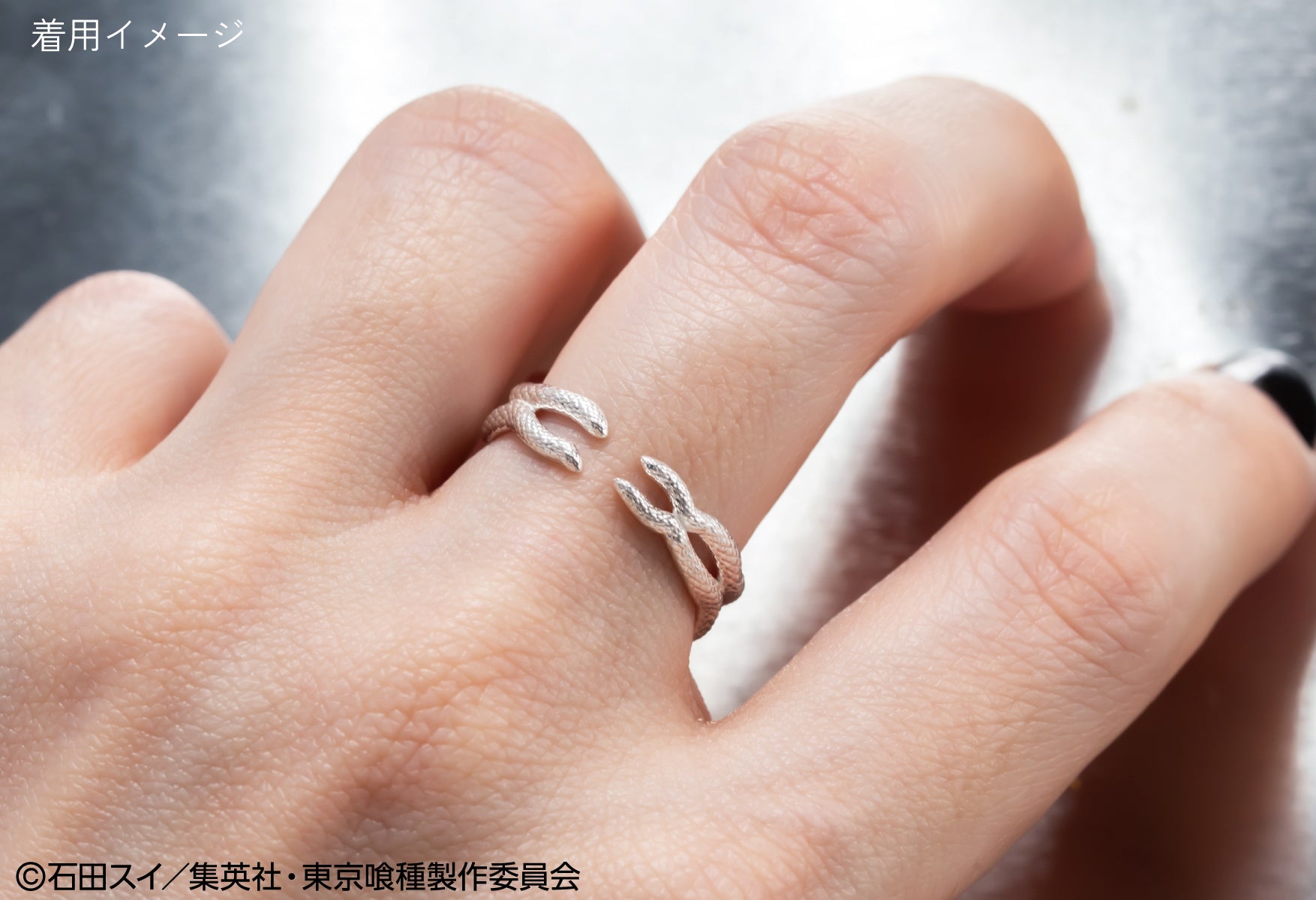[On sale from 10pm on Tuesday, June 24th] TV anime "Tokyo Ghoul" x KARATZ collaboration Kaneki - Rinkaku image ring &amp; pendant top