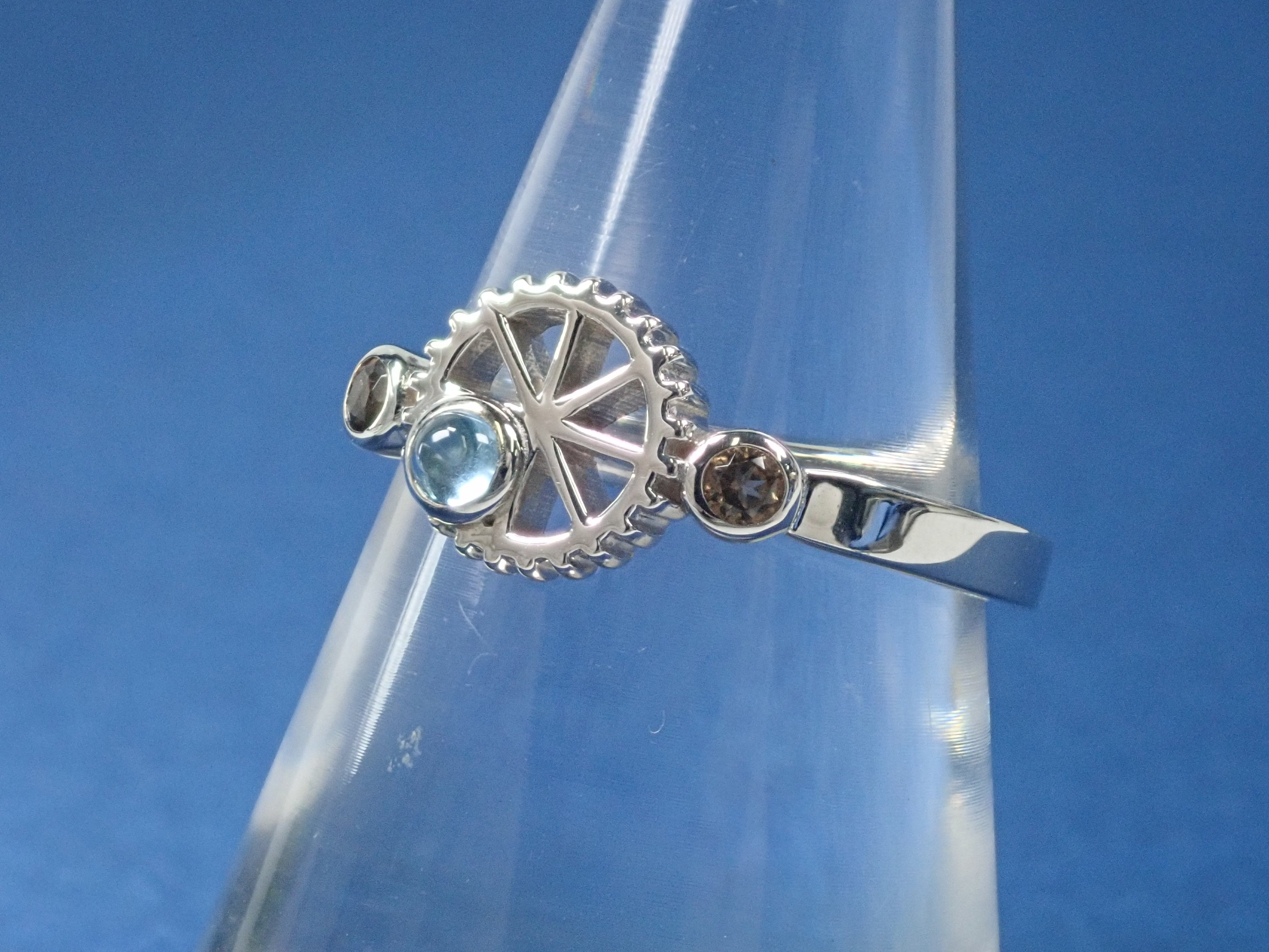 [Sales End on Monday, June 30th] "Bungo and Alchemist" x KARATZ Collaboration Jewelry Literary Ring [Akutagawa Ryunosuke Model]