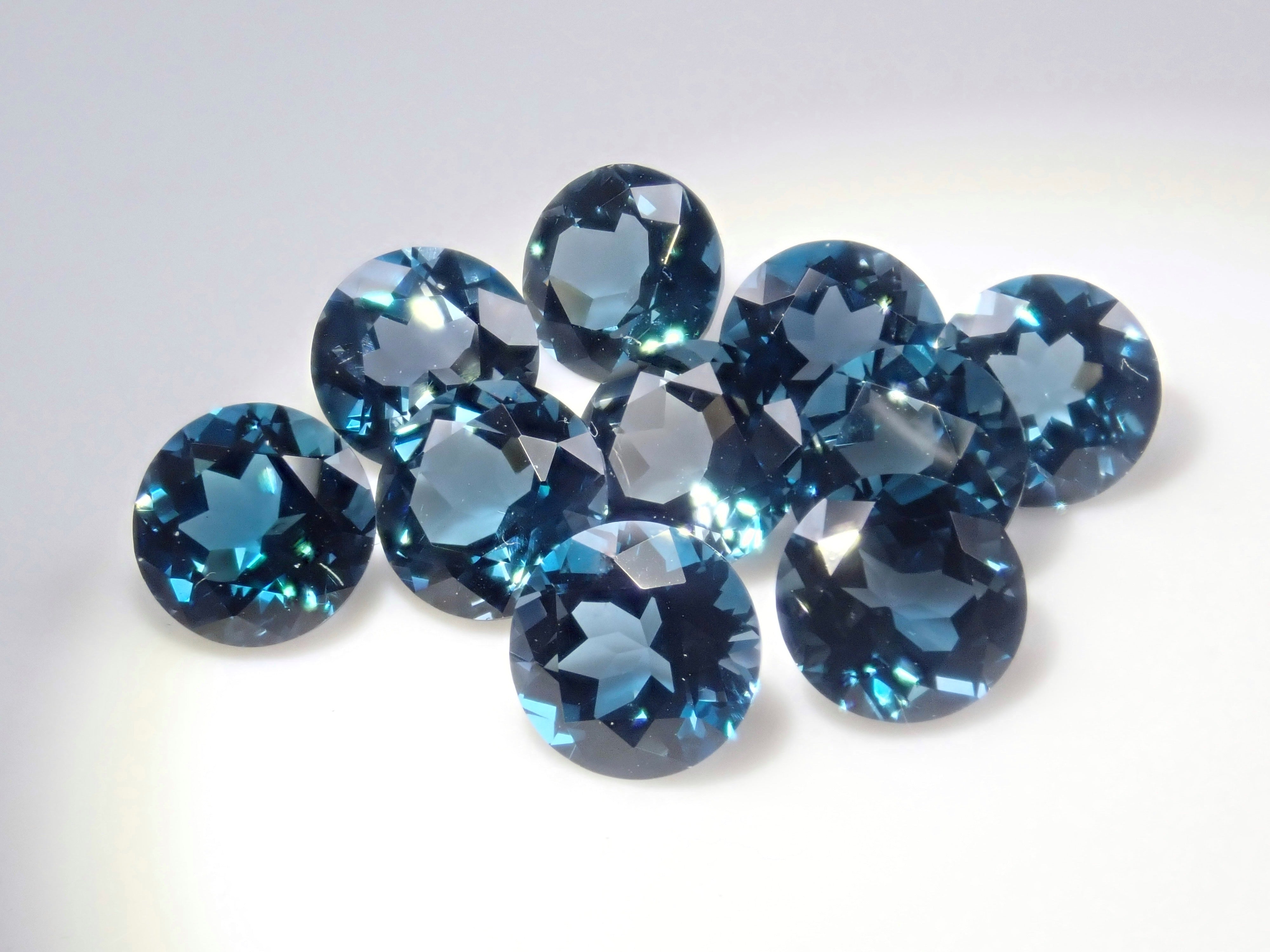 Brazilian London Blue Topaz 1 Stone Loose (6mm, Round Cut) {Multiple Purchase Discounts Available}