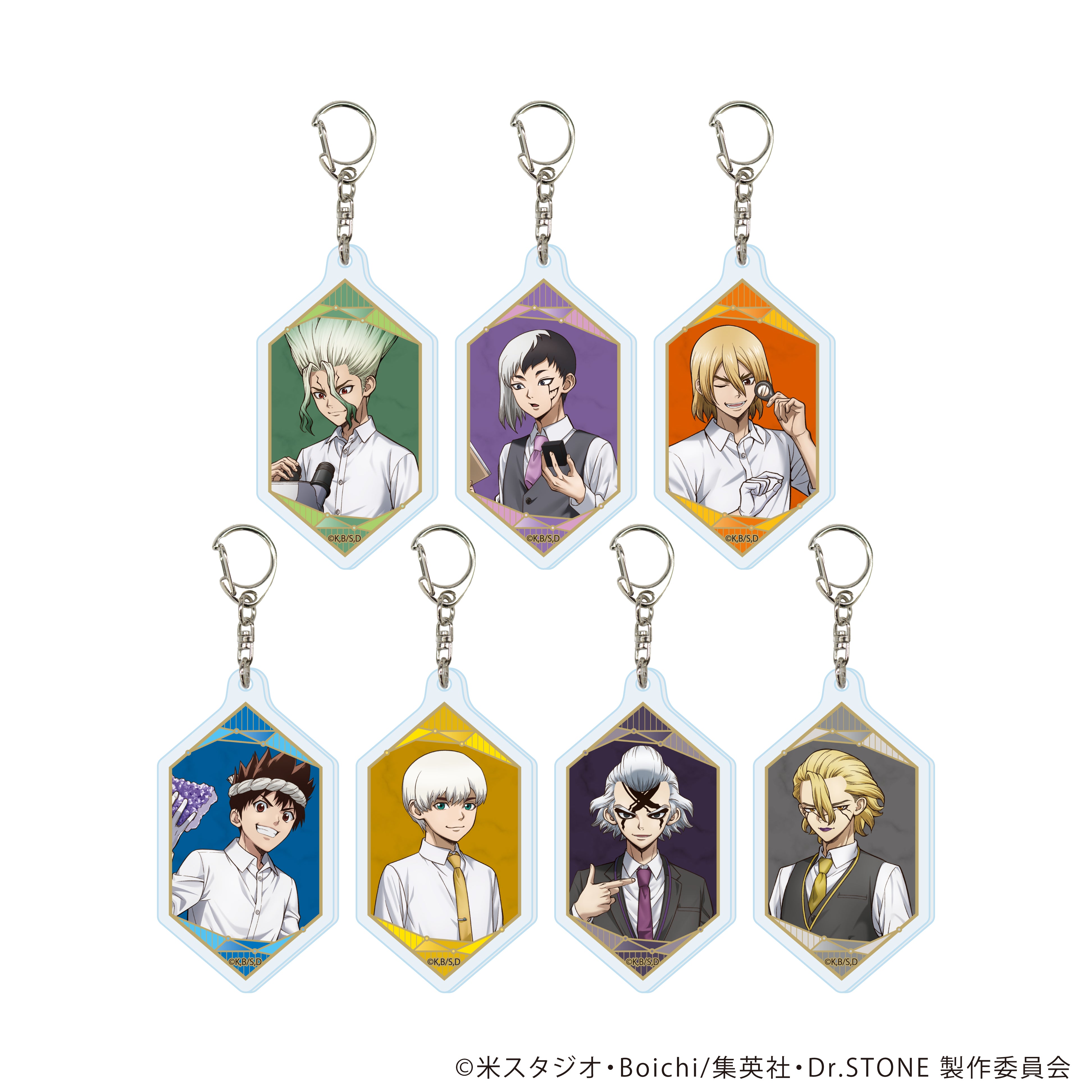 【4/29(水) 22時販売開始】TVアニメ「Dr.STONE」× 宝石専門店KARATZ コラボ　アクリルキーホルダー