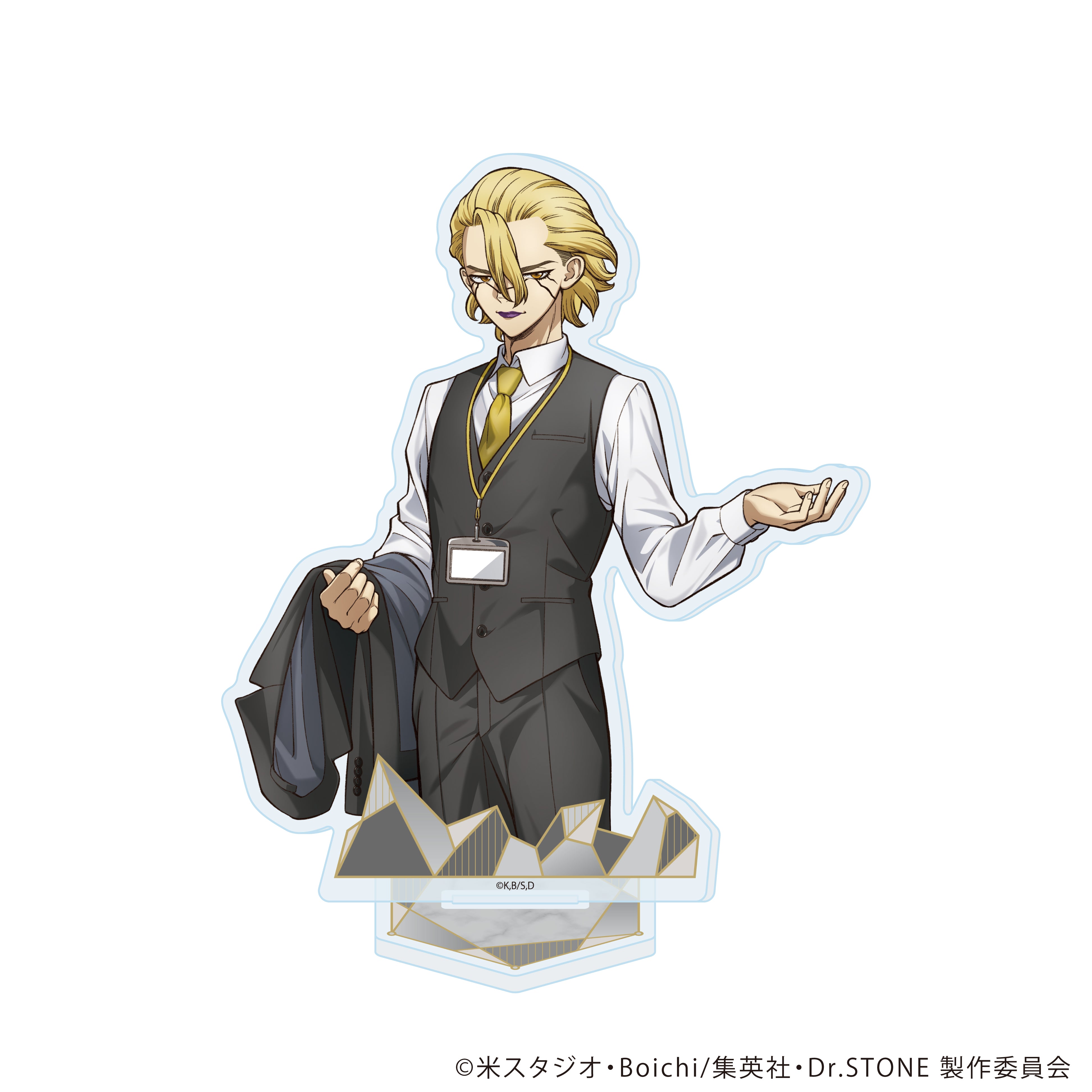 【4/29(三) 22點開賣】電視動畫「Dr.STONE 新石紀」× 珠寶專門店 KARATZ 聯名 壓克力立牌