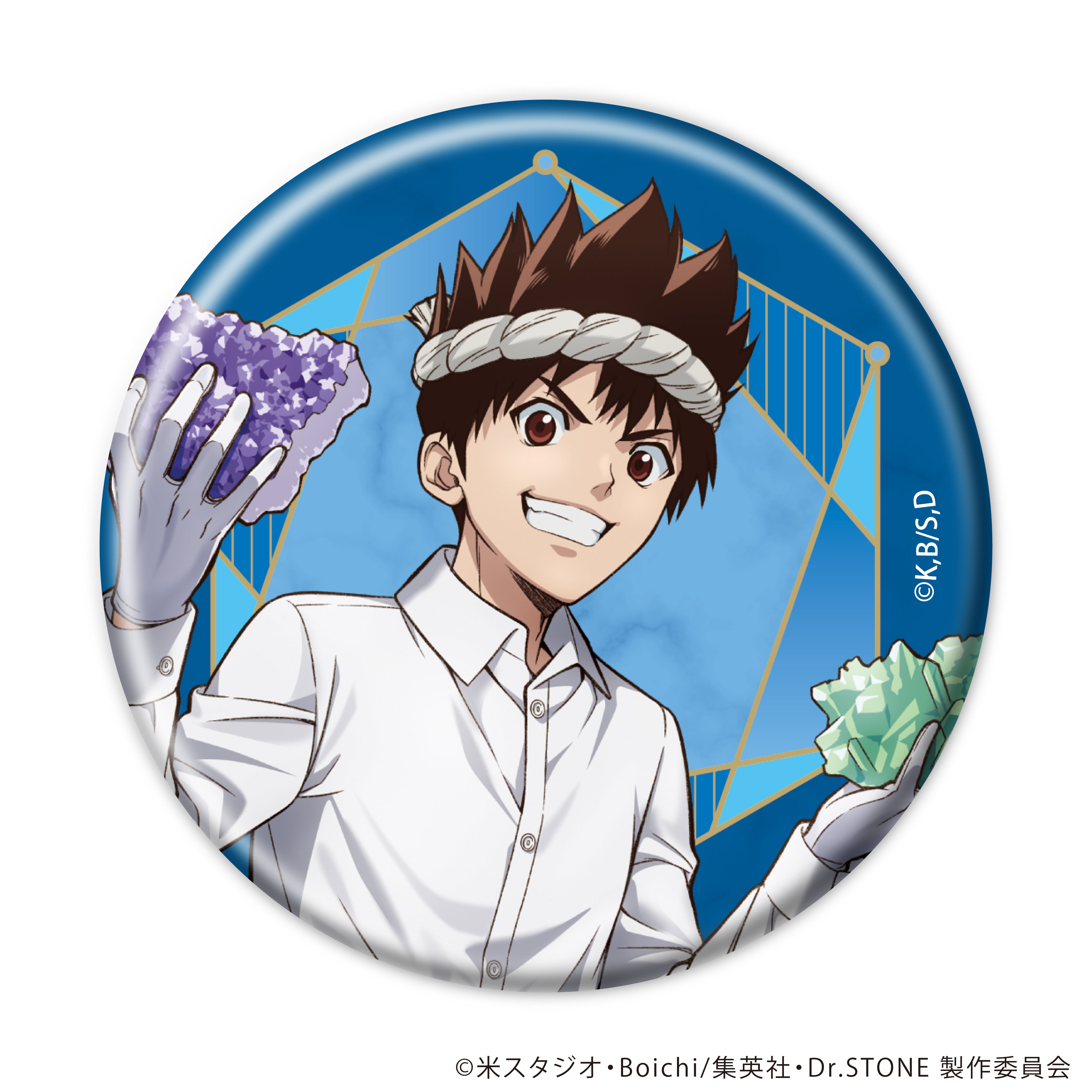 【4/29(三) 22點開賣】TV動畫「Dr.STONE 新石紀」× 珠寶專門店KARATZ 合作款 徽章