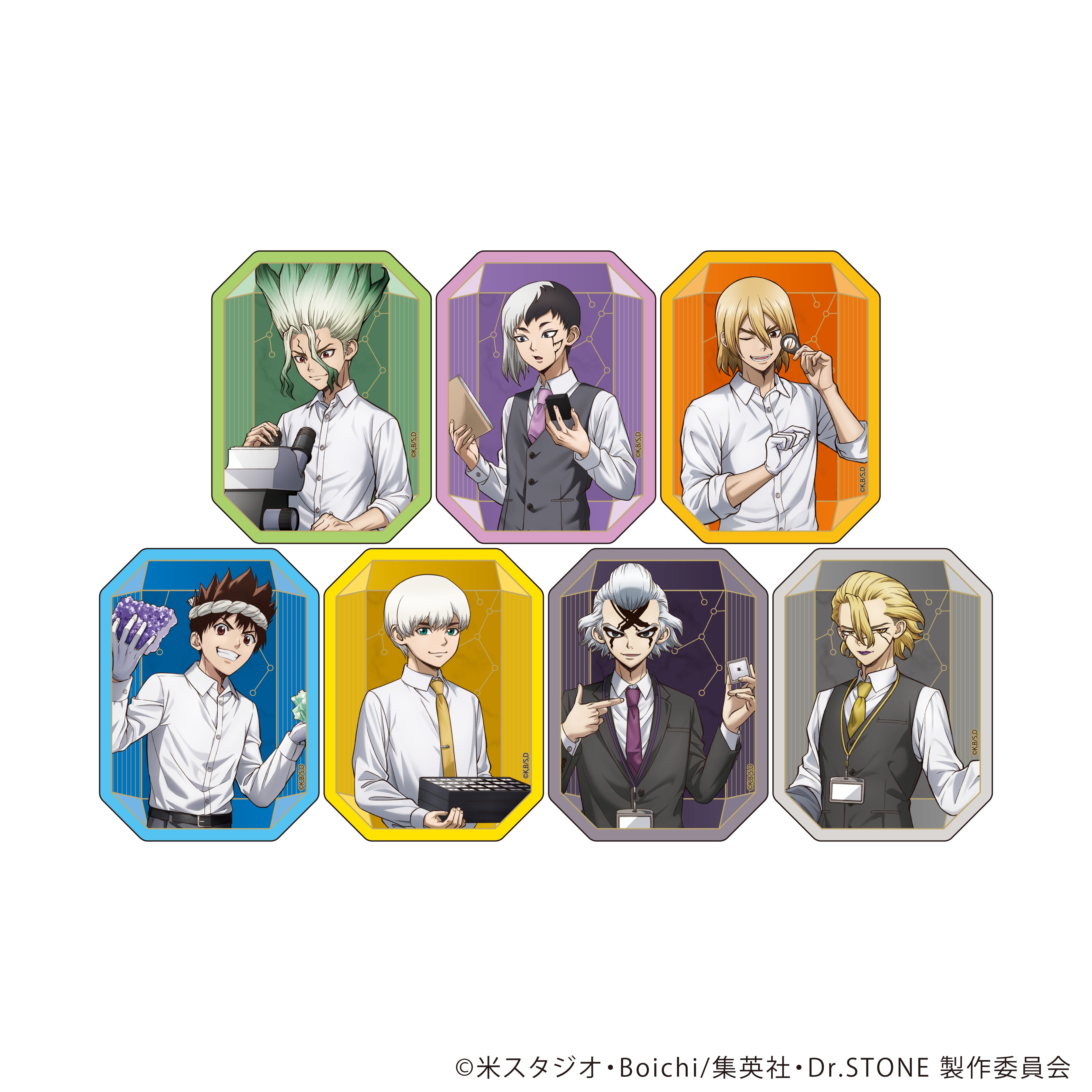 【4/29(水) 22時販売開始】TVアニメ「Dr.STONE」× 宝石専門店KARATZ コラボ　ステッカー