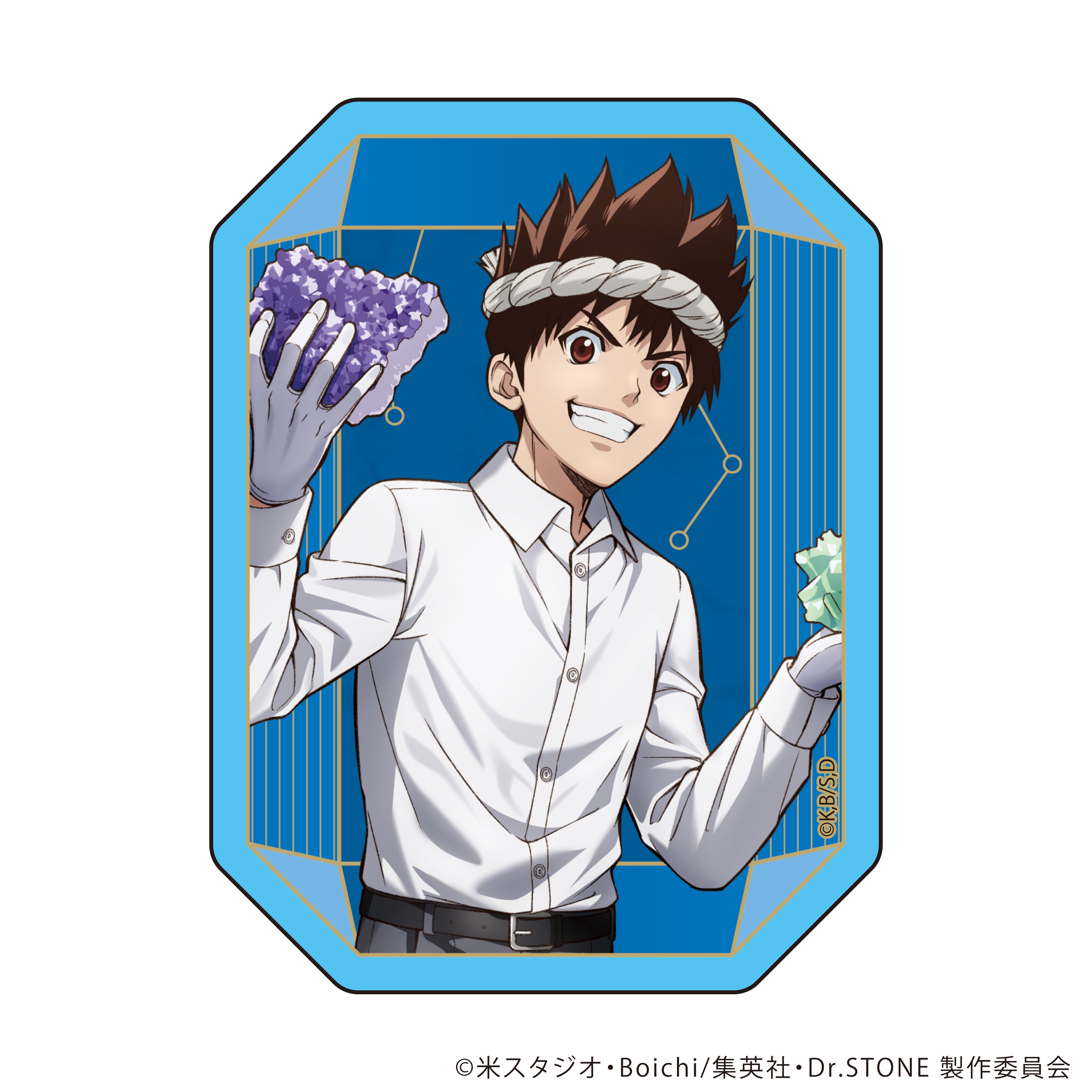 【4/29（三）22點開賣】TV動畫「Dr.STONE 新石紀」× 珠寶專門店KARATZ 合作款 貼紙