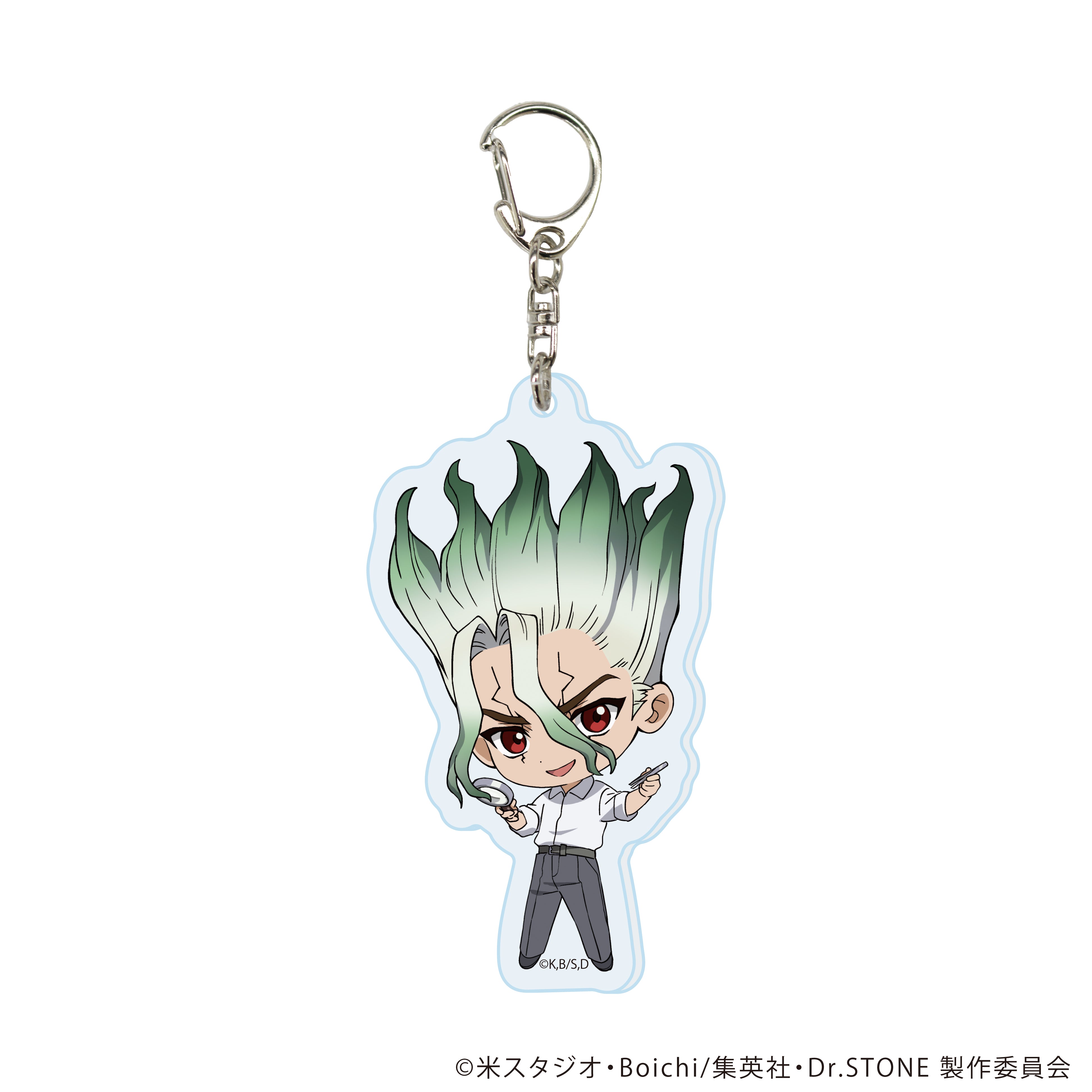 【4/29(三) 22點開賣】電視動畫《Dr.STONE 新石紀》× 珠寶專賣店KARATZ 聯名Q版角色壓克力鑰匙圈