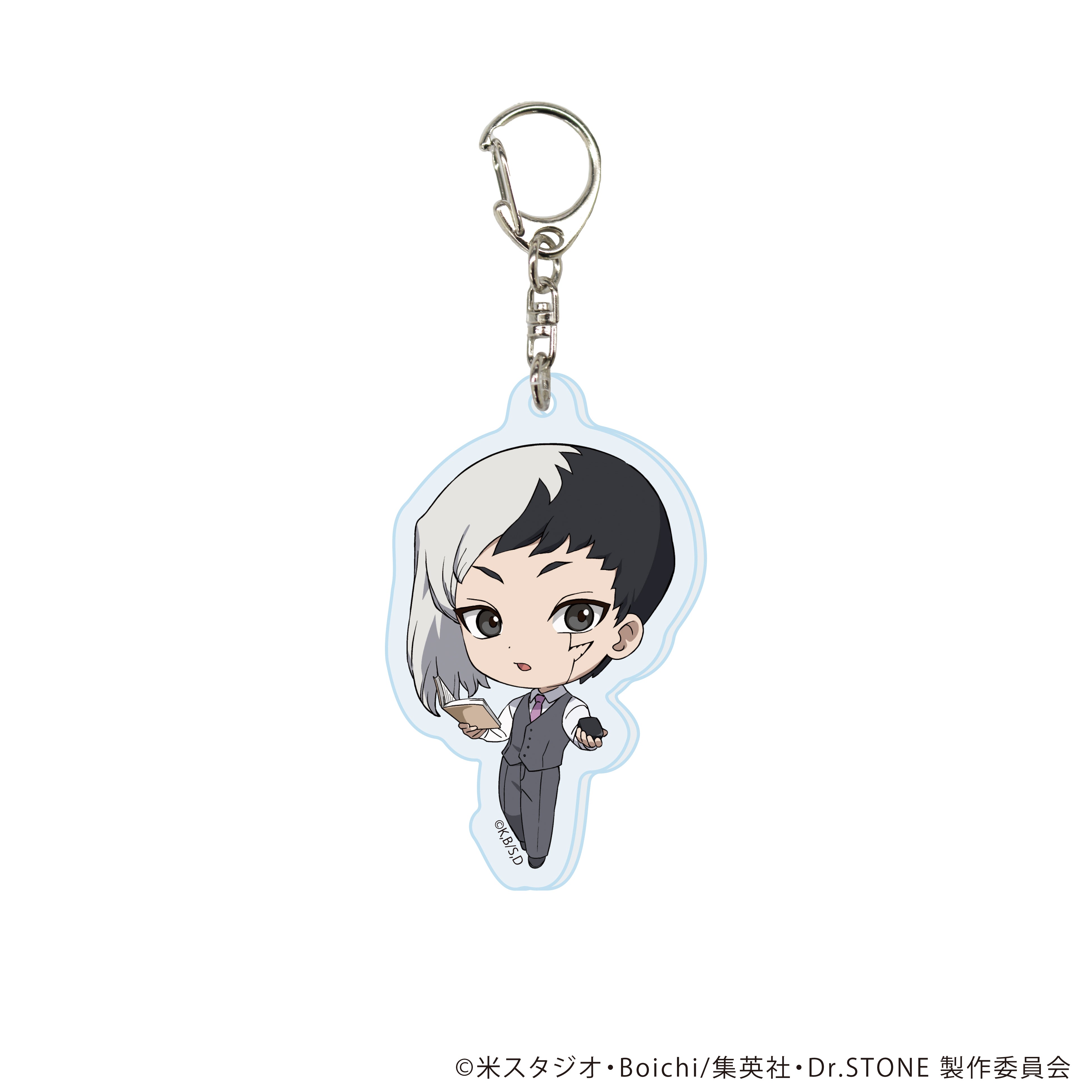 【4/29(三) 22點開賣】電視動畫《Dr.STONE 新石紀》× 珠寶專賣店KARATZ 聯名Q版角色壓克力鑰匙圈
