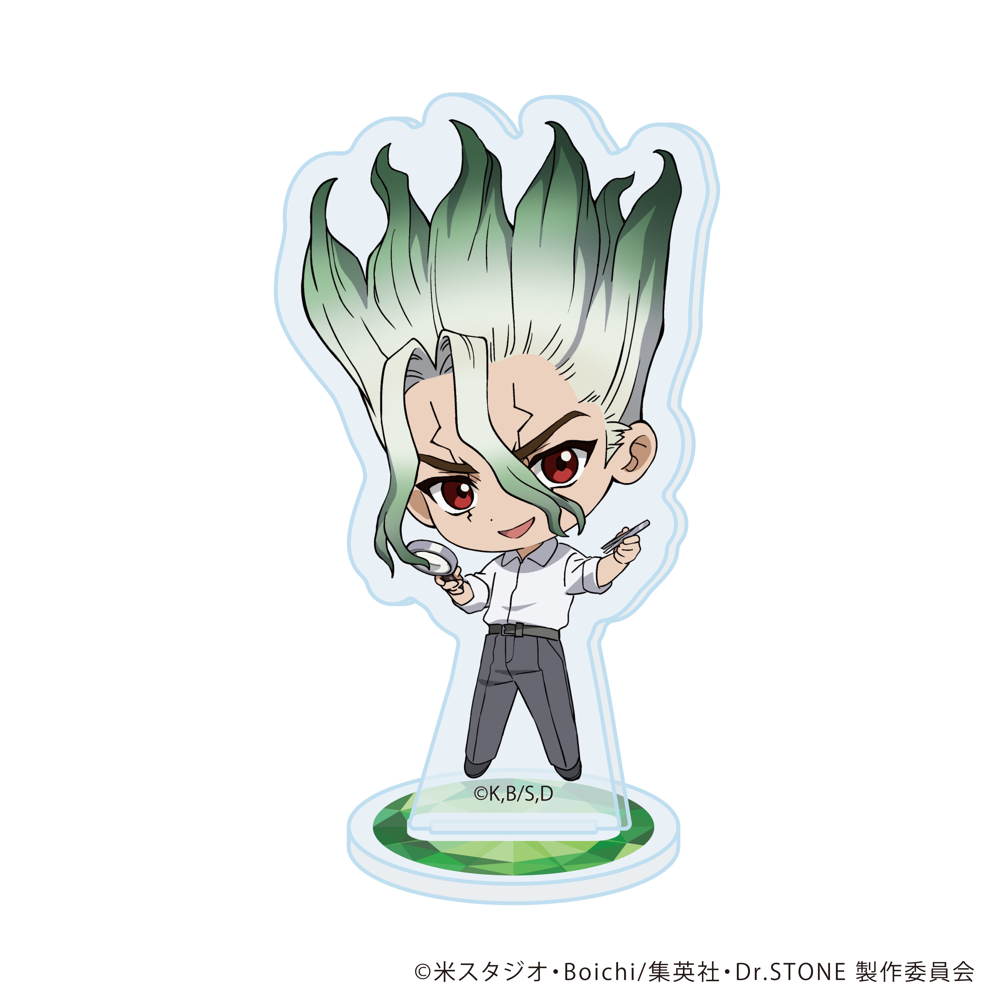 【4/29(三) 22點開賣】TV動畫「Dr.STONE 新石紀」× 珠寶專賣店KARATZ 聯名Q版人物壓克力立牌