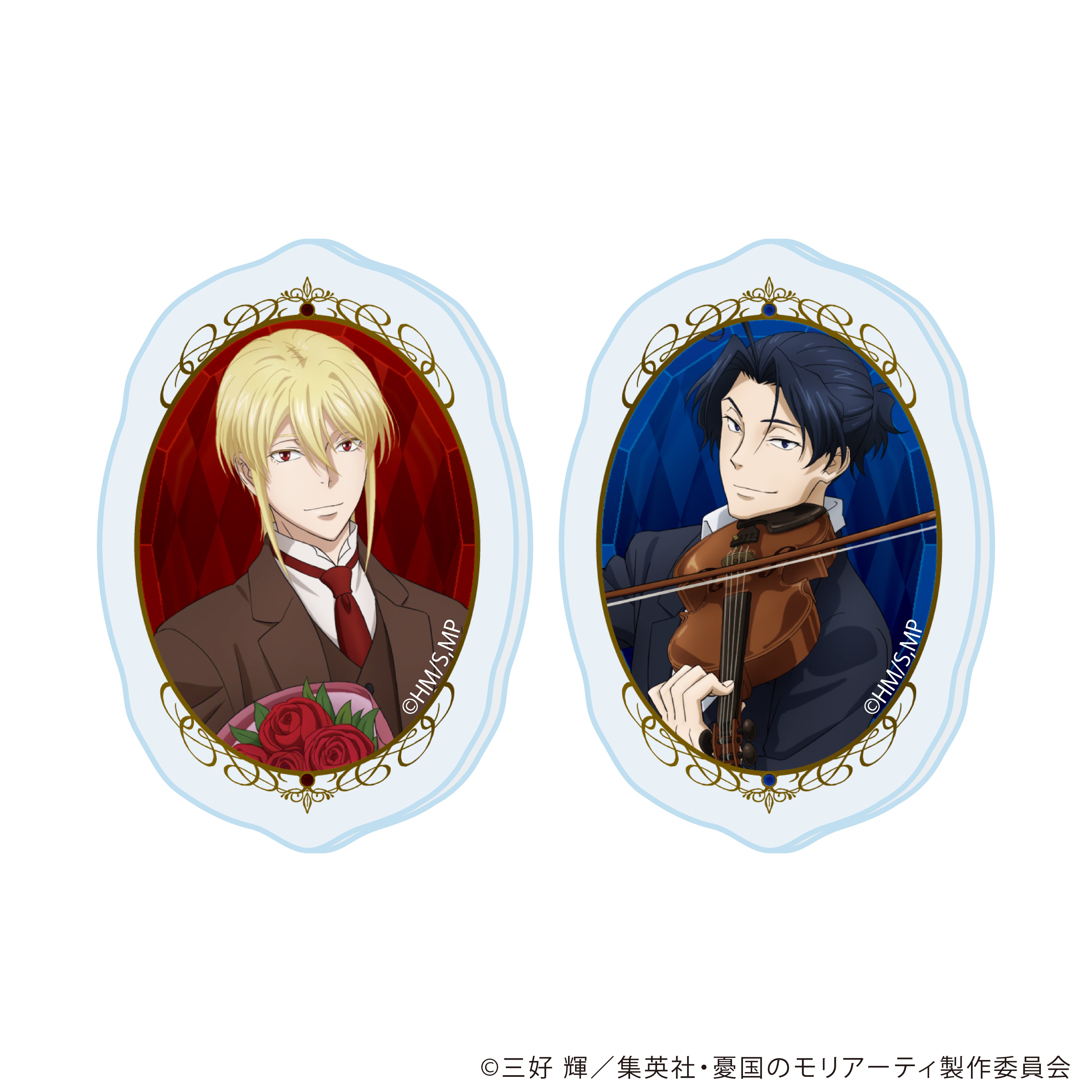 【7/1(水)  22時販売開始】アニメ『憂国のモリアーティ』×宝石専門店KARATZコラボ アクリルステッカーセット