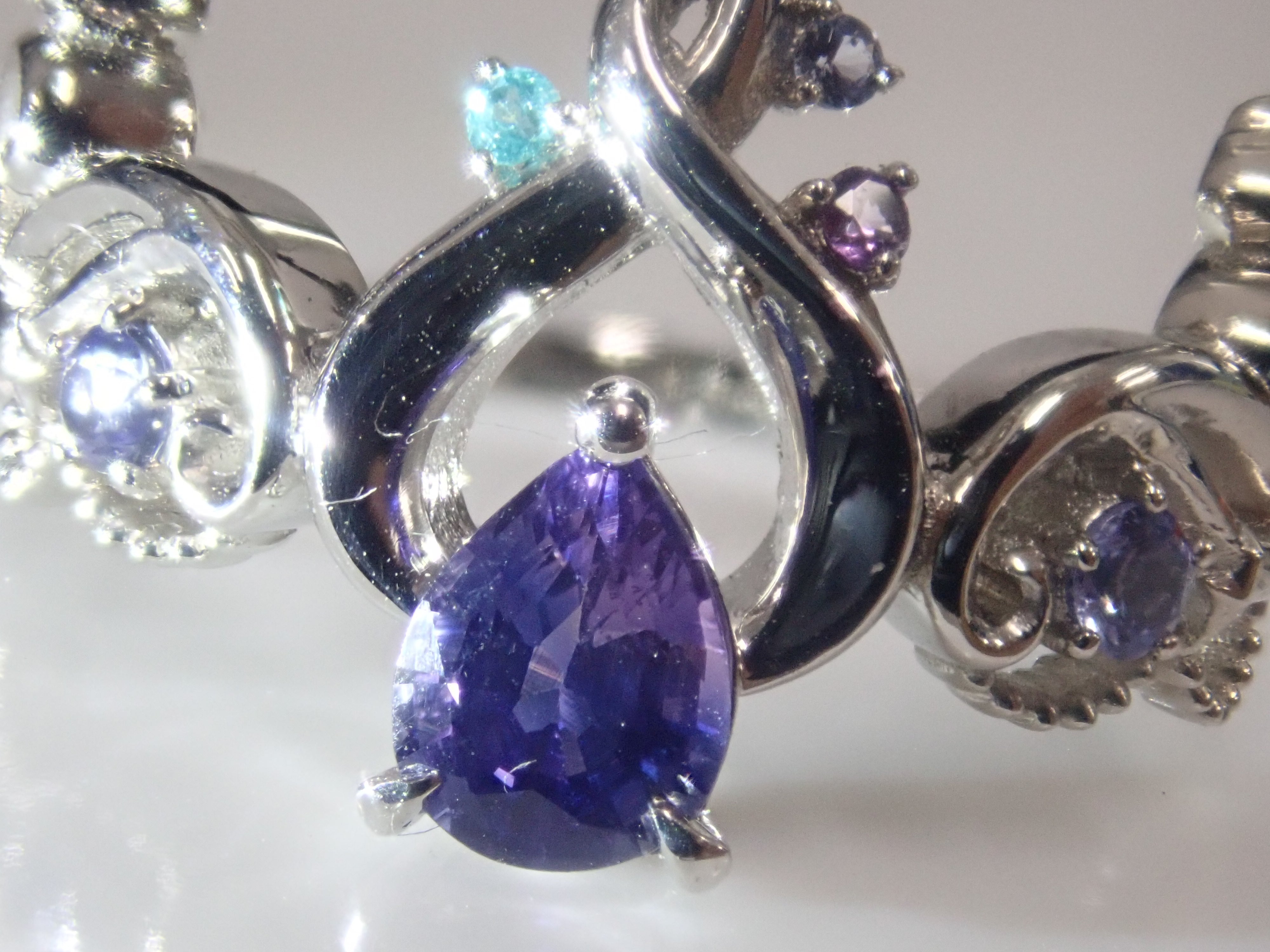 Lottery Sale 13 [For Winners Only] [Listed on 22602490] Pt950 Madagascar Color-Change Sapphire (Bi-Color Sapphire) 0.398ct Ring