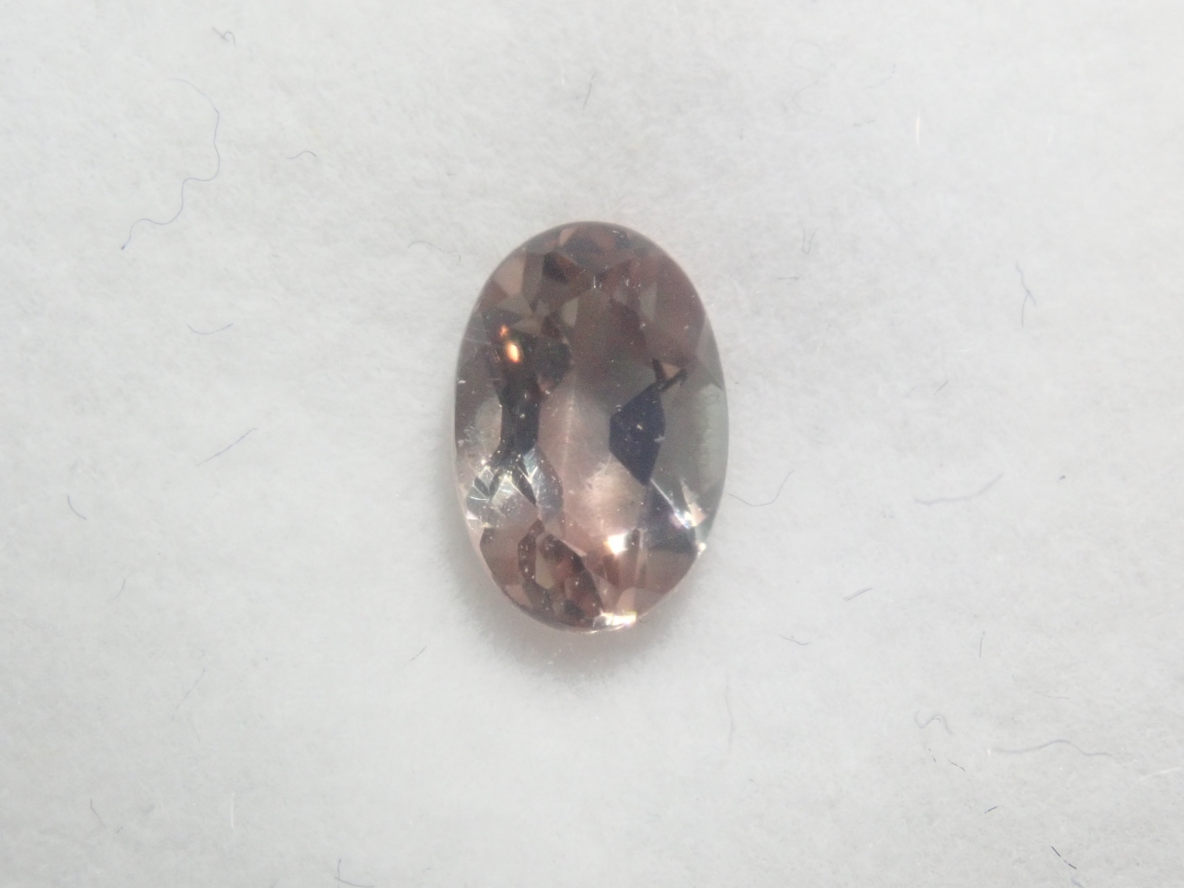 [Limited to 24 stones] Oregon Sunstone from America with beautiful Schiller (Oval cut, 5 x 7mm) [Multiple purchase discount available]