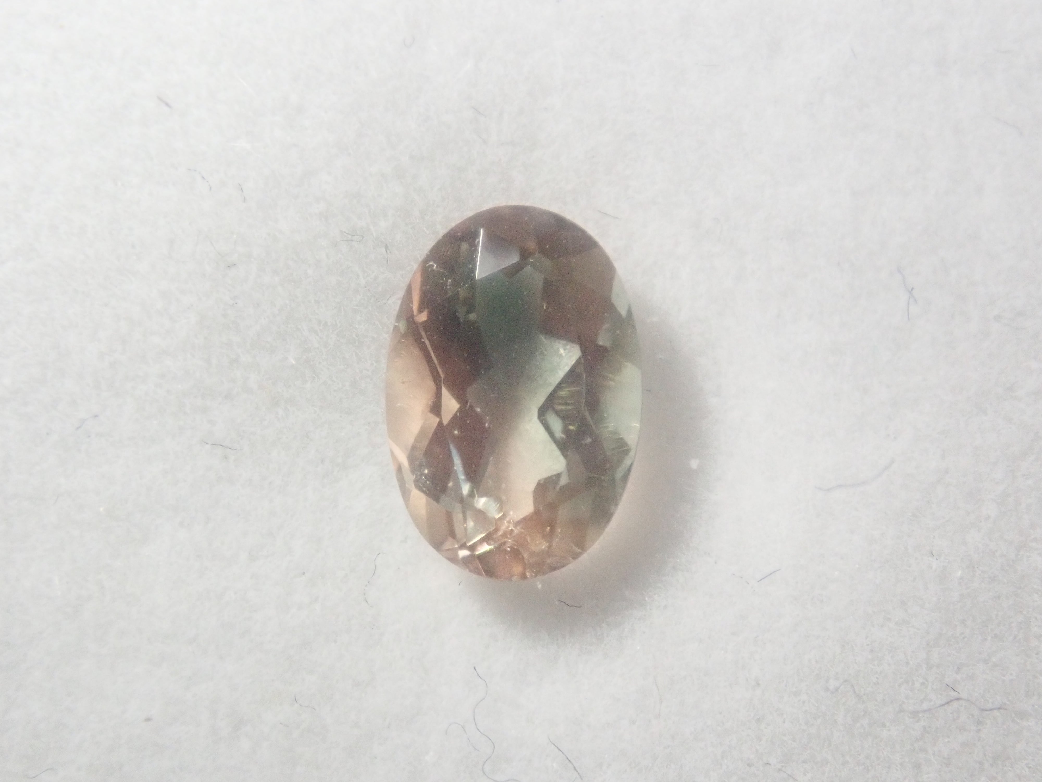 [Limited to 24 stones] Oregon Sunstone from America with beautiful Schiller (Oval cut, 5 x 7mm) [Multiple purchase discount available]
